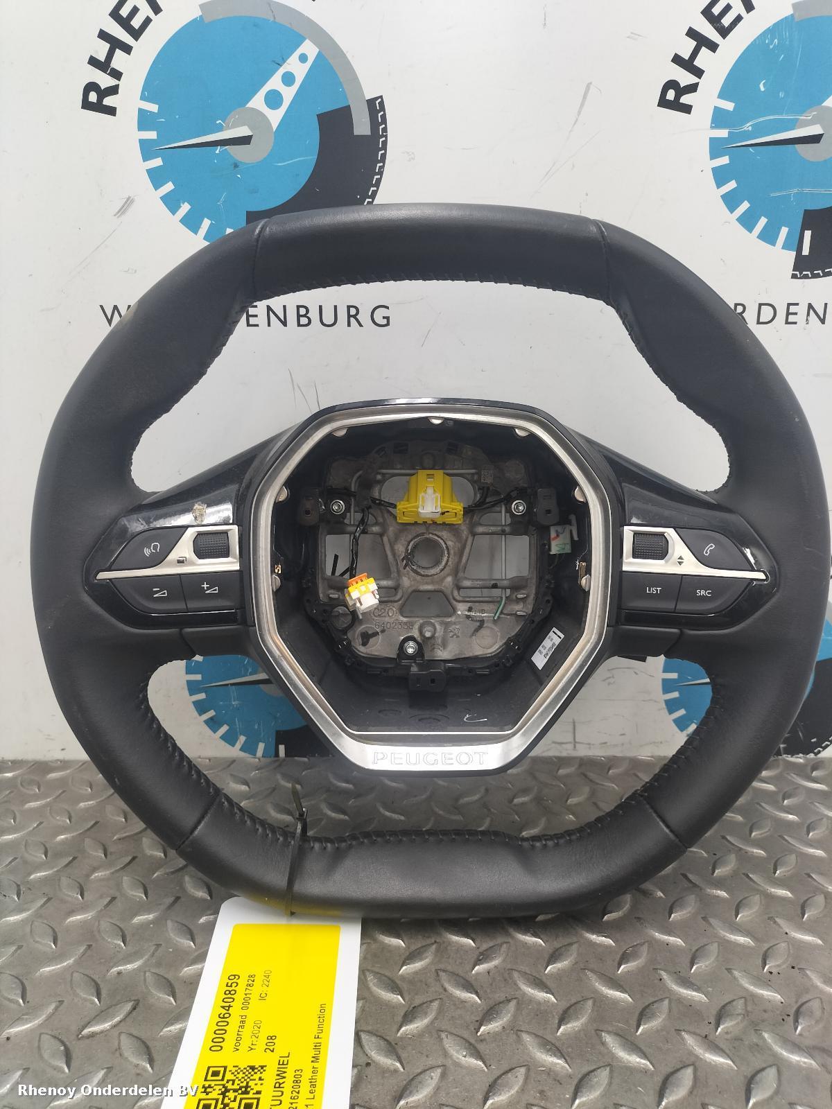 Bekijk Auto-onderdeel STUURWIEL PEUGEOT 208 2020