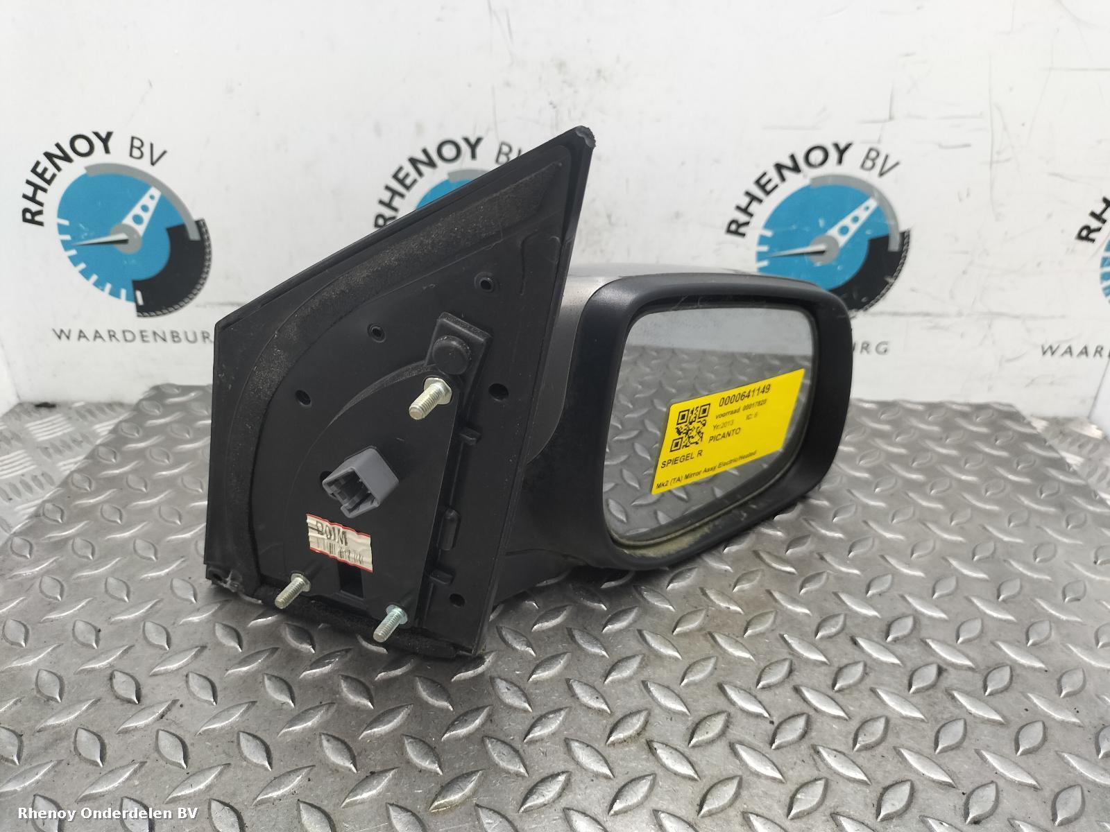 View Auto part R Door Mirror KIA PICANTO 2013