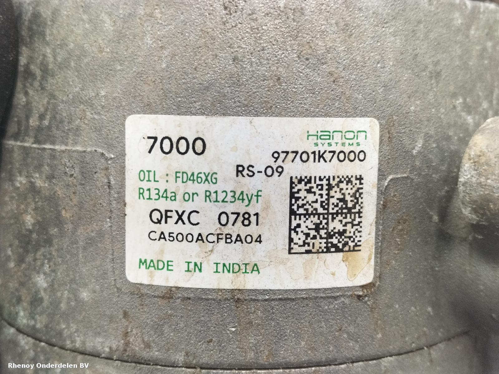 2022 HYUNDAI I10 AIRCO COMPRESSOR / AIRCOPOMP View Auto part AIRCO COMPRESSOR / AIRCOPOMP HYUNDAI I10 2022