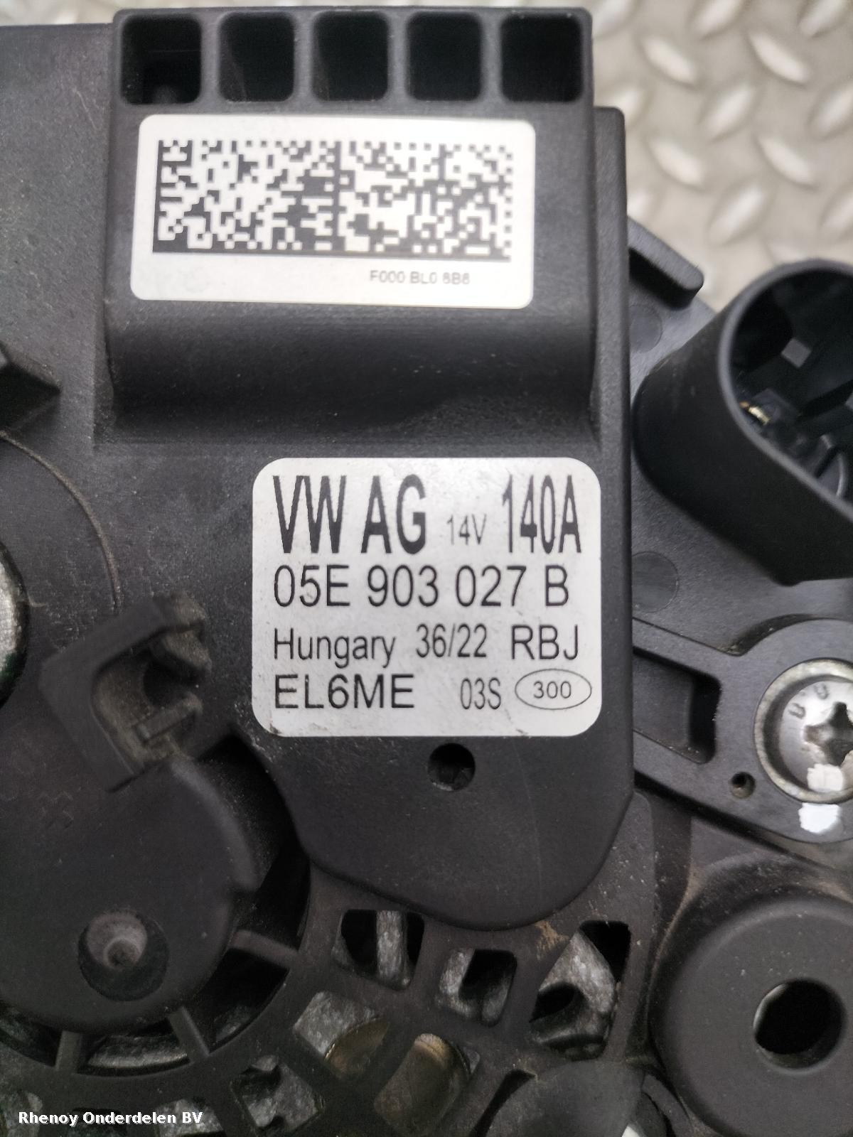 2021 AUDI A1 DYNAMO View Auto part DYNAMO AUDI A1 2021