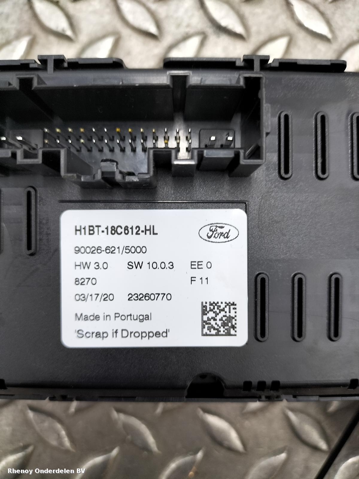 View Auto part KACHEL BEDIENINGSPANEEL FORD FIESTA 2020