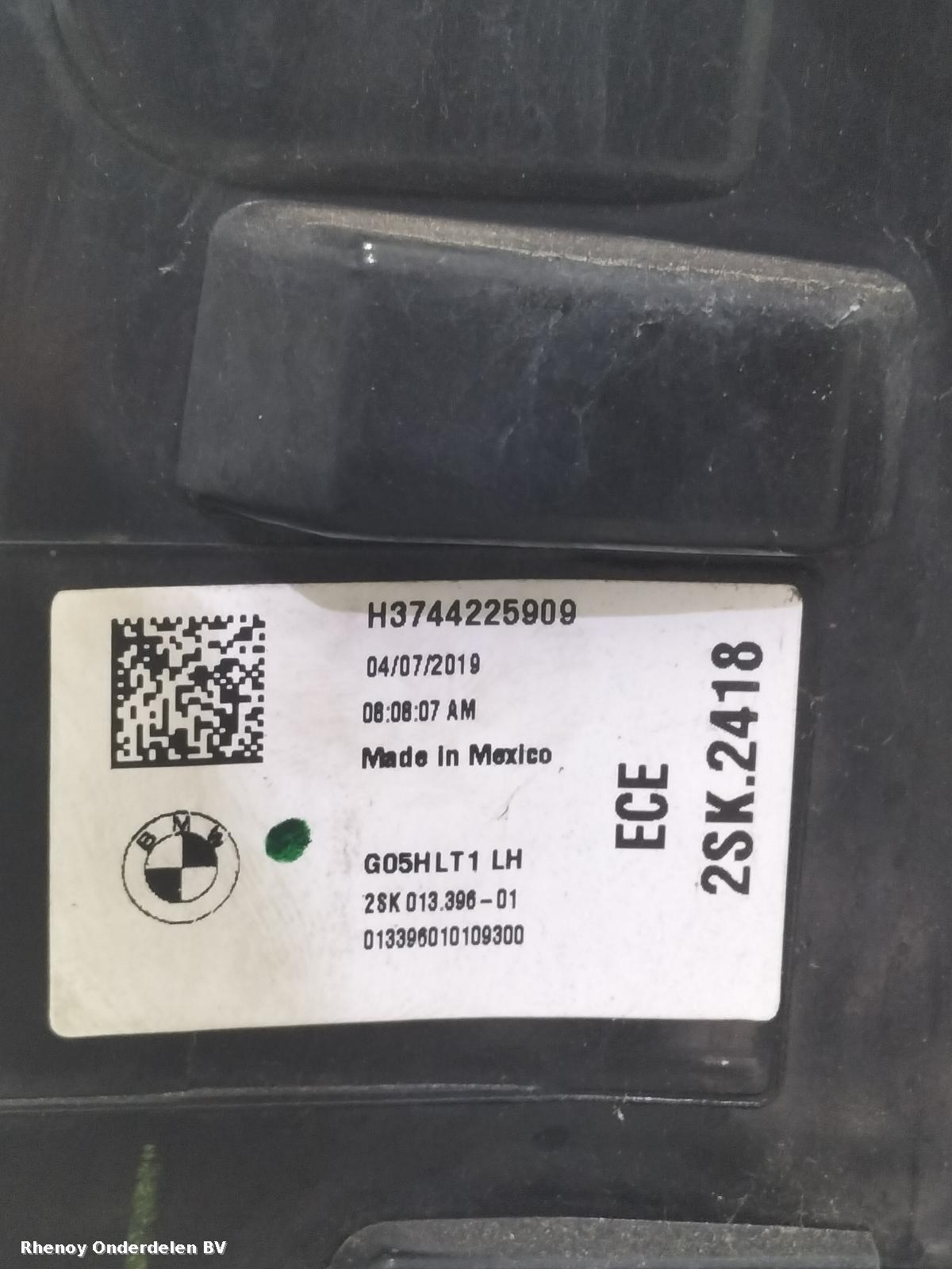 View Auto part L Taillight BMW X5 2019