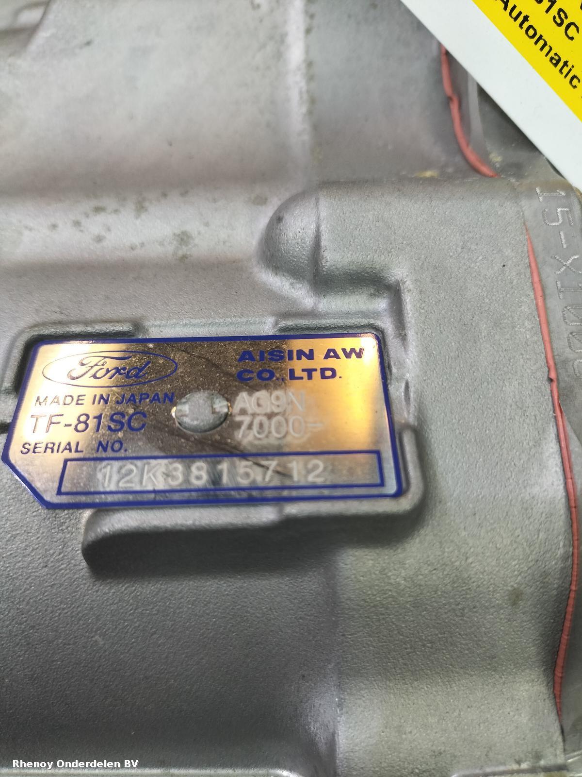 2012 LAND ROVER FREELANDER Gearbox View Auto part Gearbox LAND ROVER FREELANDER 2012
