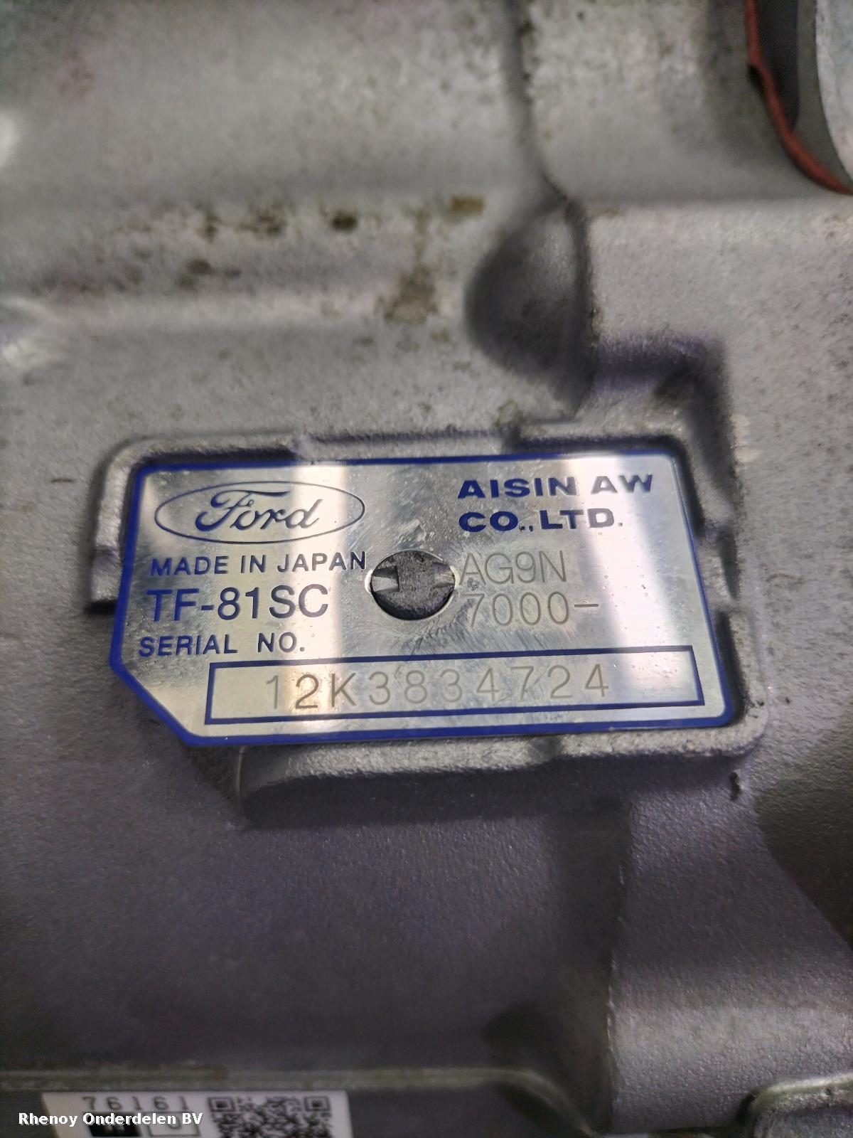 2012 LAND ROVER FREELANDER TRANSMISSIE / VERSNELLINGSBAK View Auto part TRANSMISSIE / VERSNELLINGSBAK LAND ROVER FREELANDER 2012