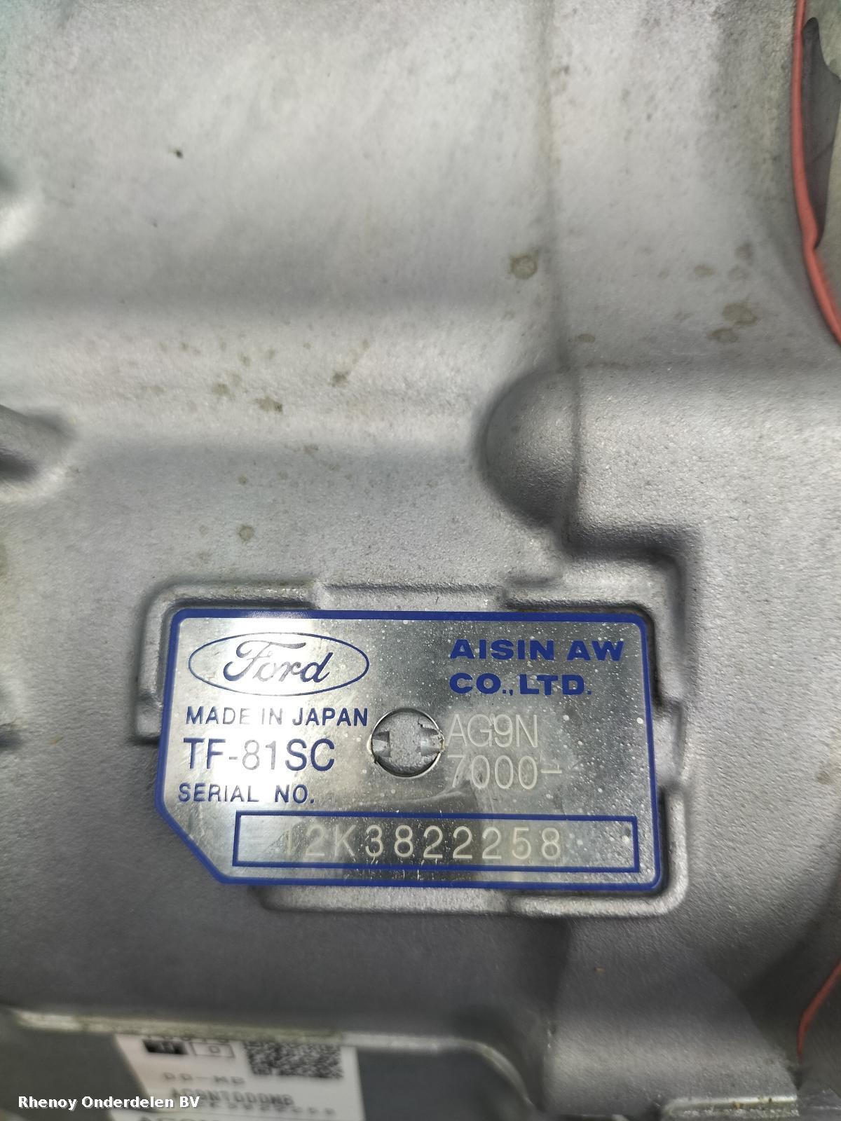 2012 LAND ROVER FREELANDER TRANSMISSIE / VERSNELLINGSBAK View Auto part TRANSMISSIE / VERSNELLINGSBAK LAND ROVER FREELANDER 2012