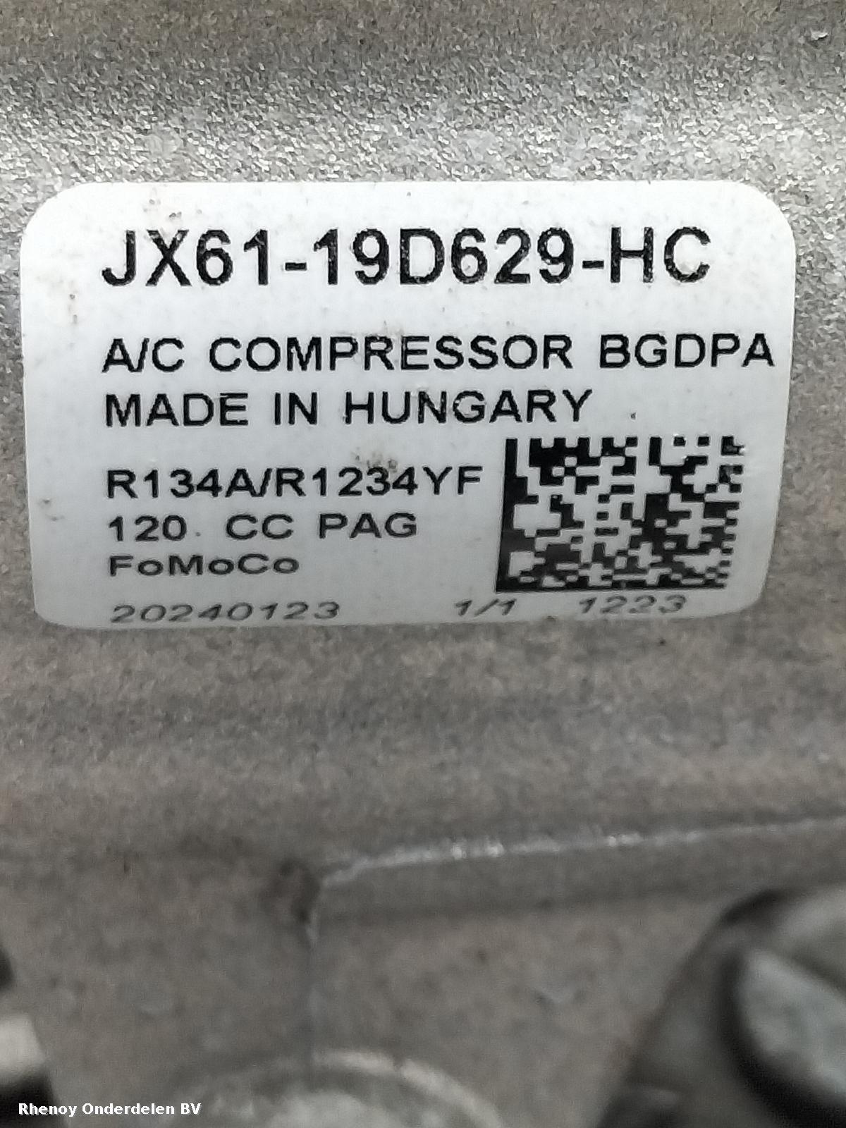 2024 FORD FOCUS ACTIVE AIRCO COMPRESSOR / AIRCOPOMP View Auto part AIRCO COMPRESSOR / AIRCOPOMP FORD FOCUS ACTIVE 2024