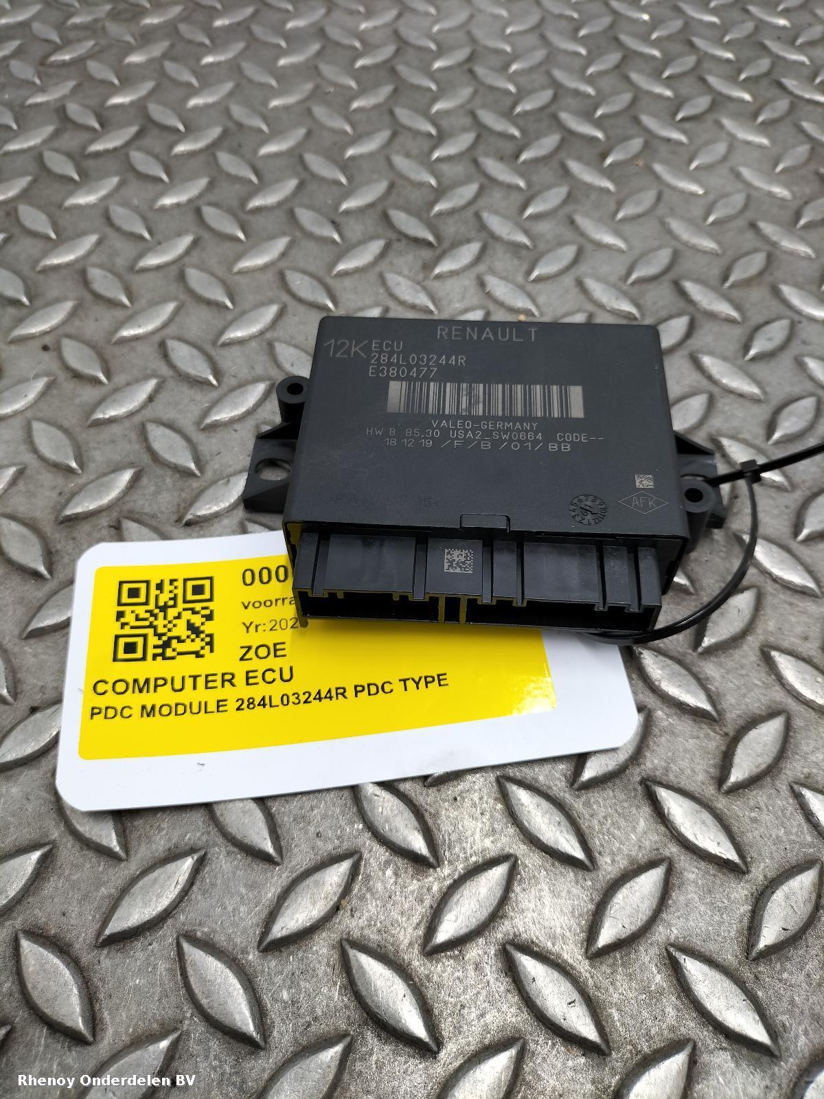 Bekijk Auto-onderdeel COMPUTER ECU RENAULT ZOE 2025