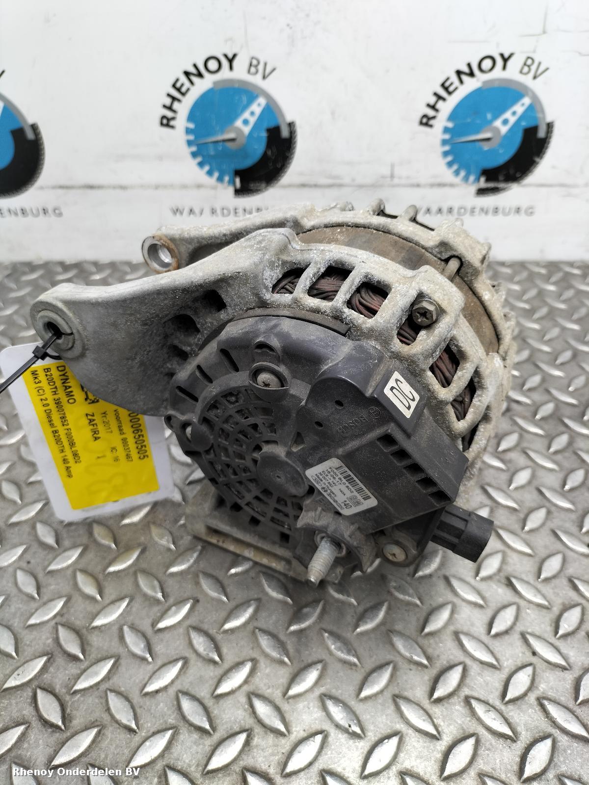 View Auto part DYNAMO OPEL / VAUXHALL ZAFIRA 2017