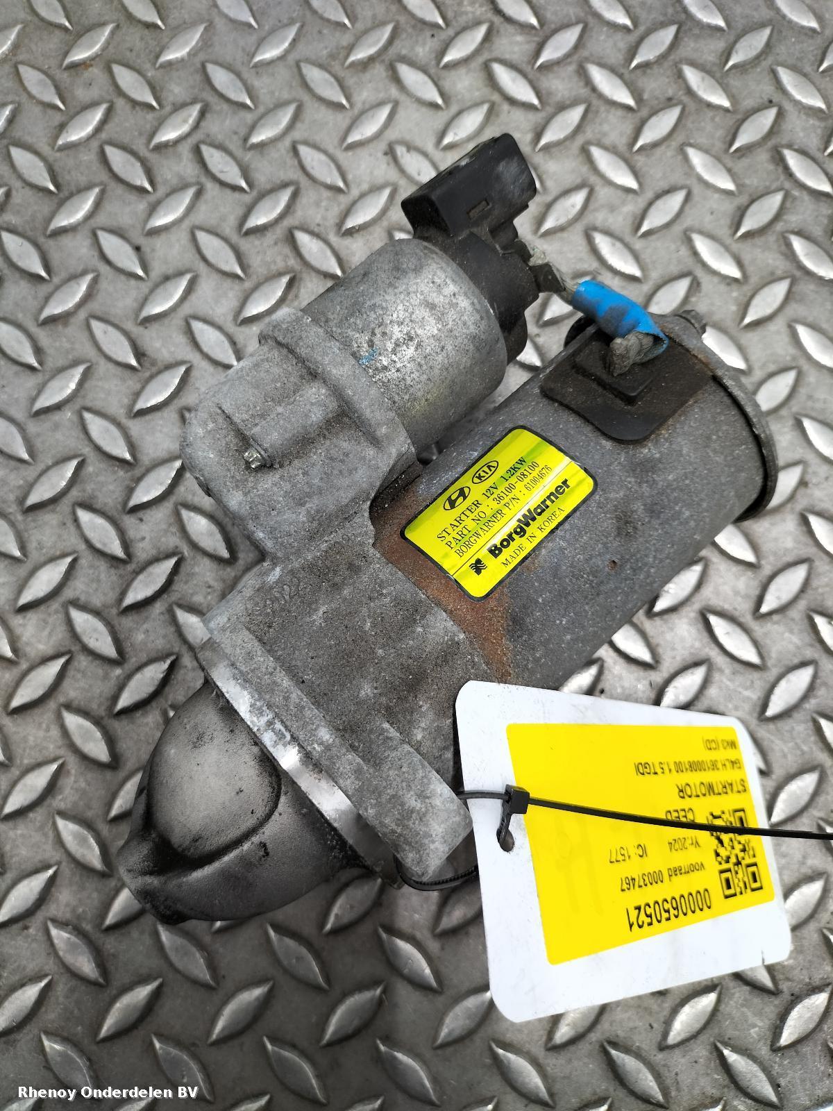 View Auto part STARTMOTOR KIA CEED 2024