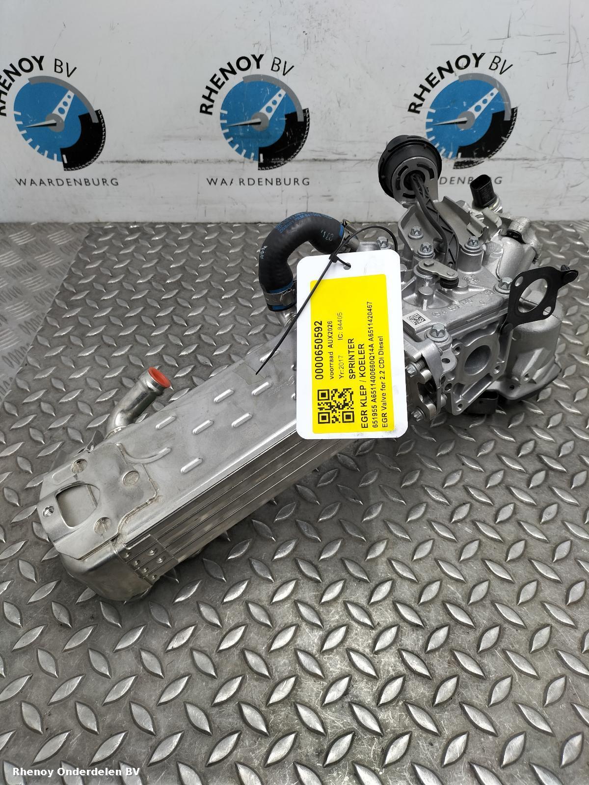 Bekijk Auto-onderdeel EGR KLEP / KOELER MERCEDES SPRINTER 2017