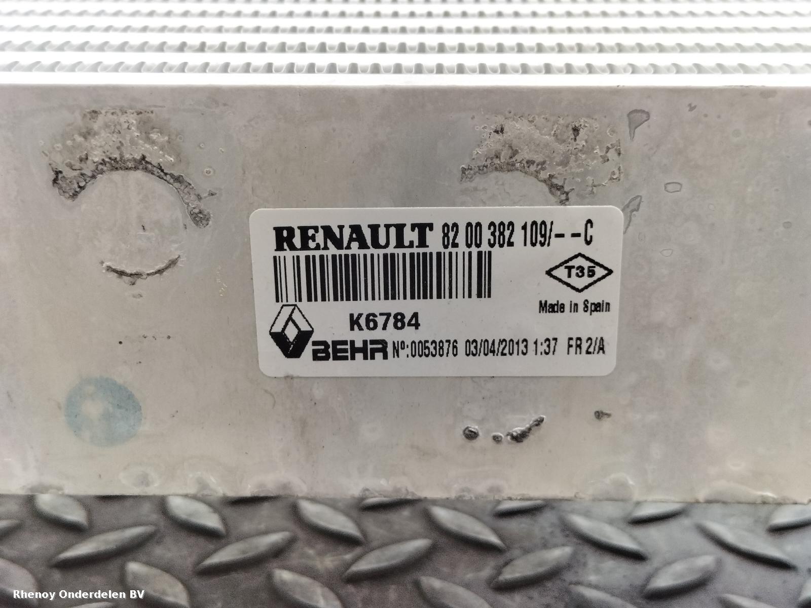 View Auto part INTERKOELER RENAULT KANGOO 2013