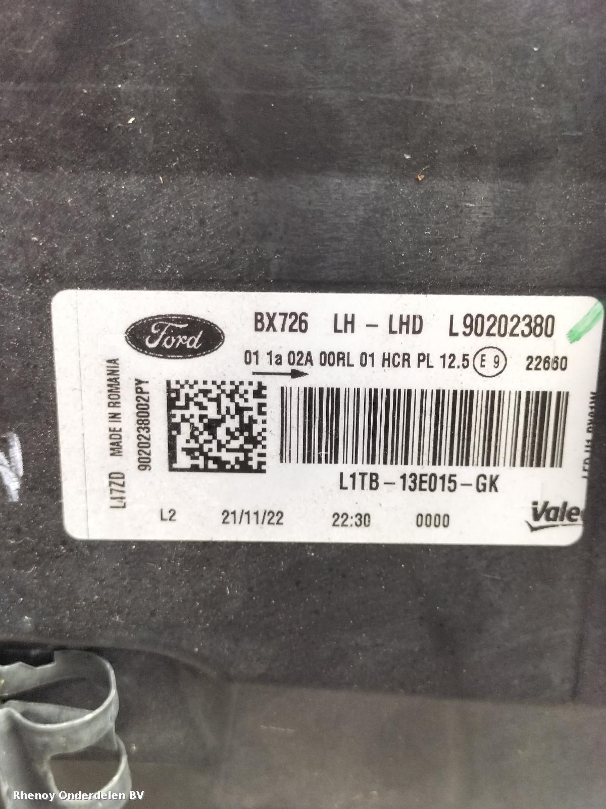 View Auto part KOPLAMP L FORD PUMA 2023