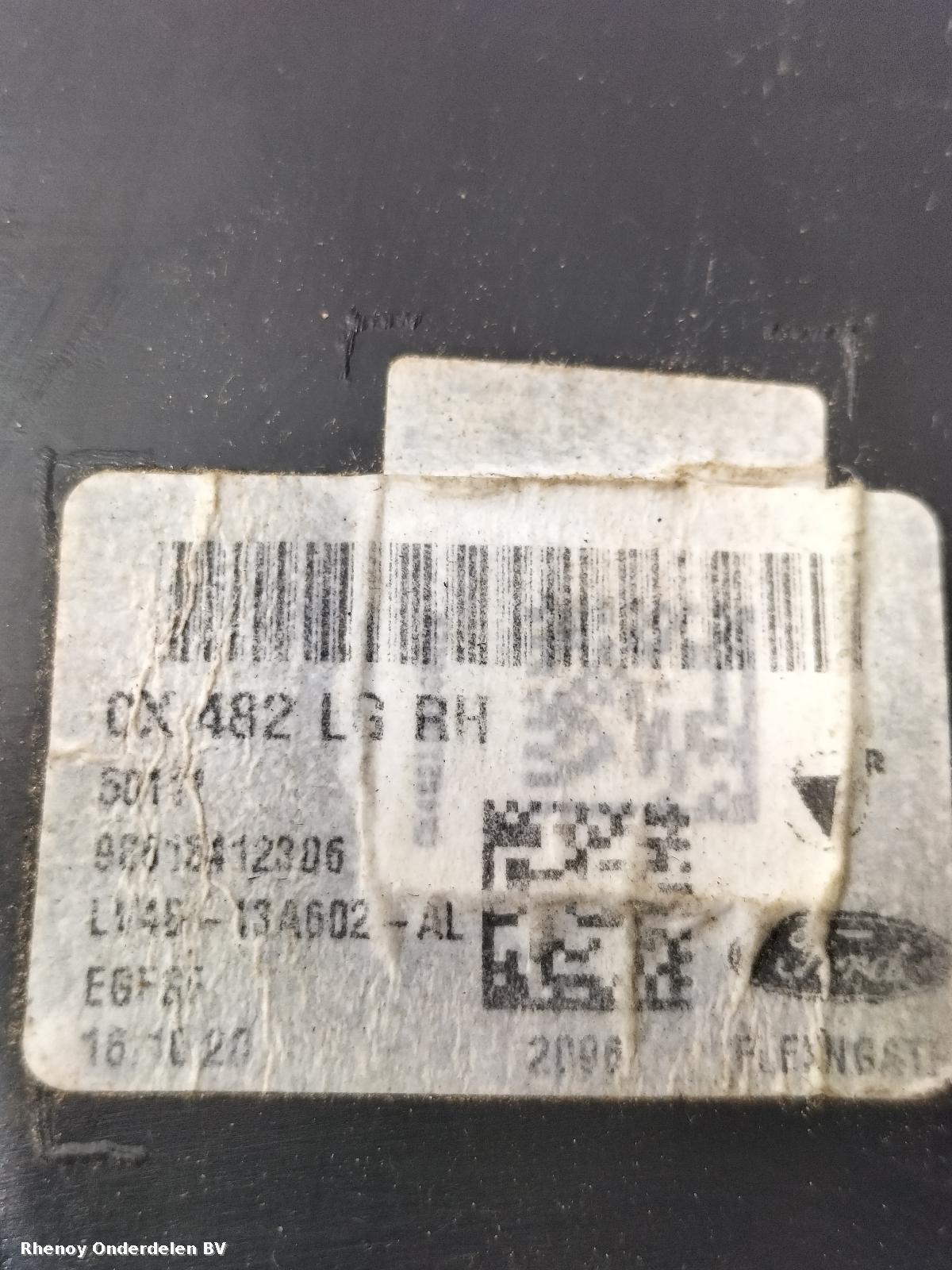 2020 FORD KUGA ACHTERLICHT R View Auto part ACHTERLICHT R FORD KUGA 2020