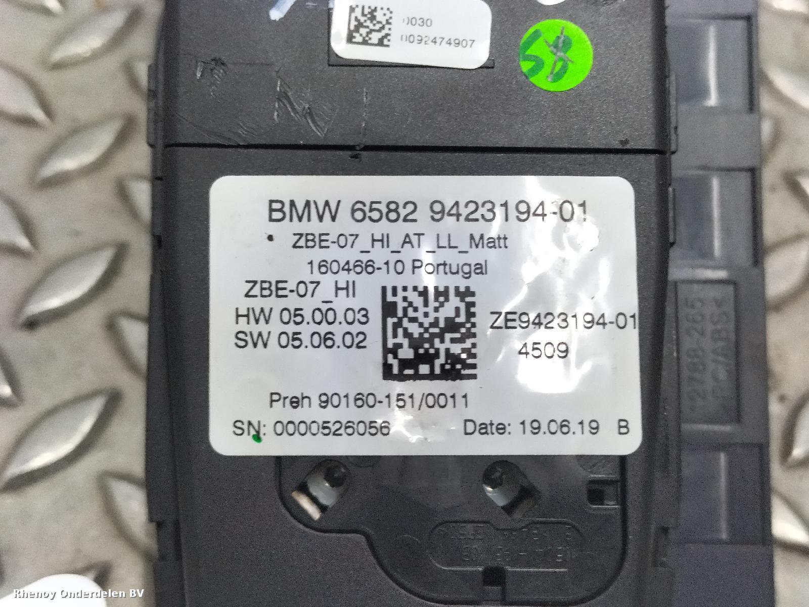 View Auto part SCHAKELAAR MULTIFUNCTIONEEL COMPUTER BMW 3 SERIES 2019