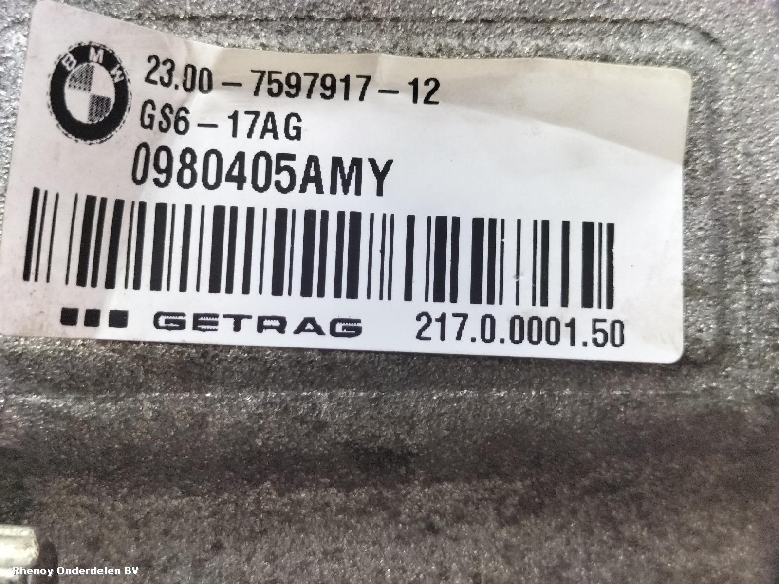 View Auto part TRANSMISSIE / VERSNELLINGSBAK BMW 1 SERIES 2013