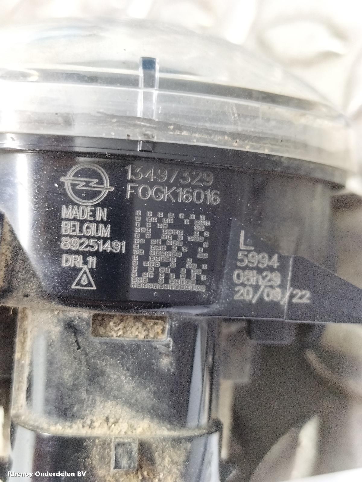 View Auto part MISTLAMP PEUGEOT 2008 2022