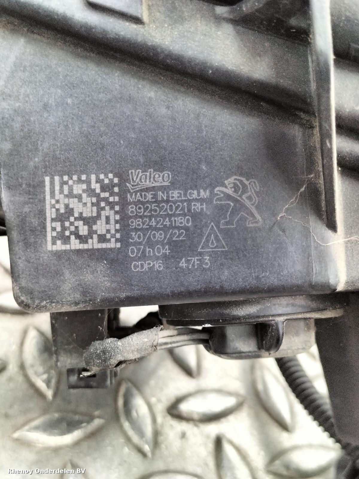 View Auto part DAGRIJVERLICHTING R PEUGEOT 2008 2022