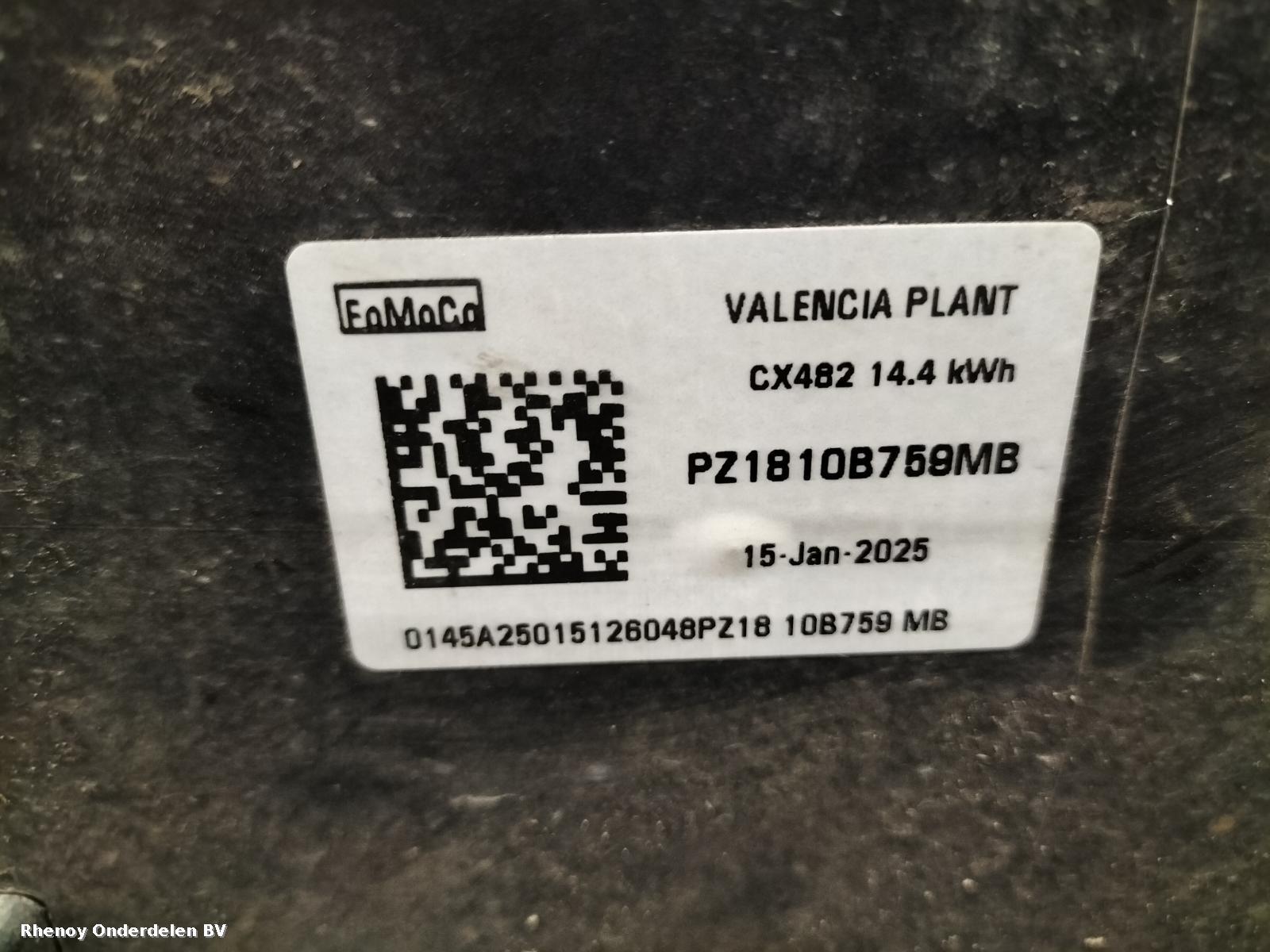 View Auto part EV / HYBRIDE ACCU / BATTERIJ (HOOG VOLTAGE) FORD KUGA 2025