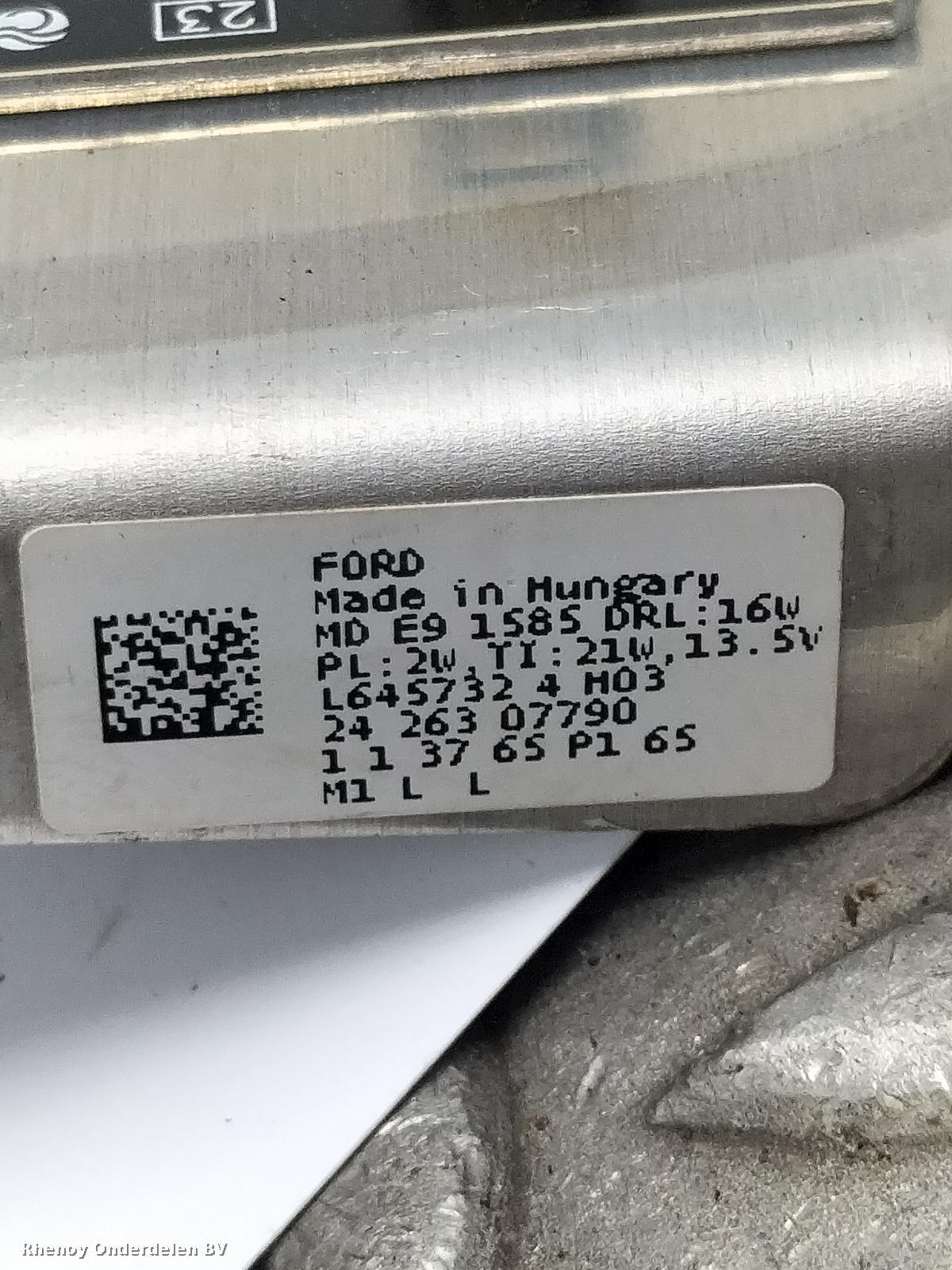 View Auto part DAGRIJVERLICHTING L FORD KUGA 2024