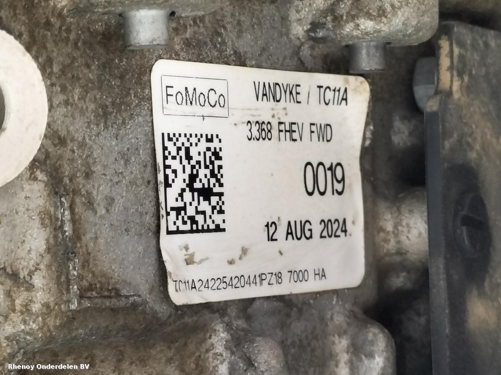View Auto part TRANSMISSIE / VERSNELLINGSBAK FORD KUGA 2024