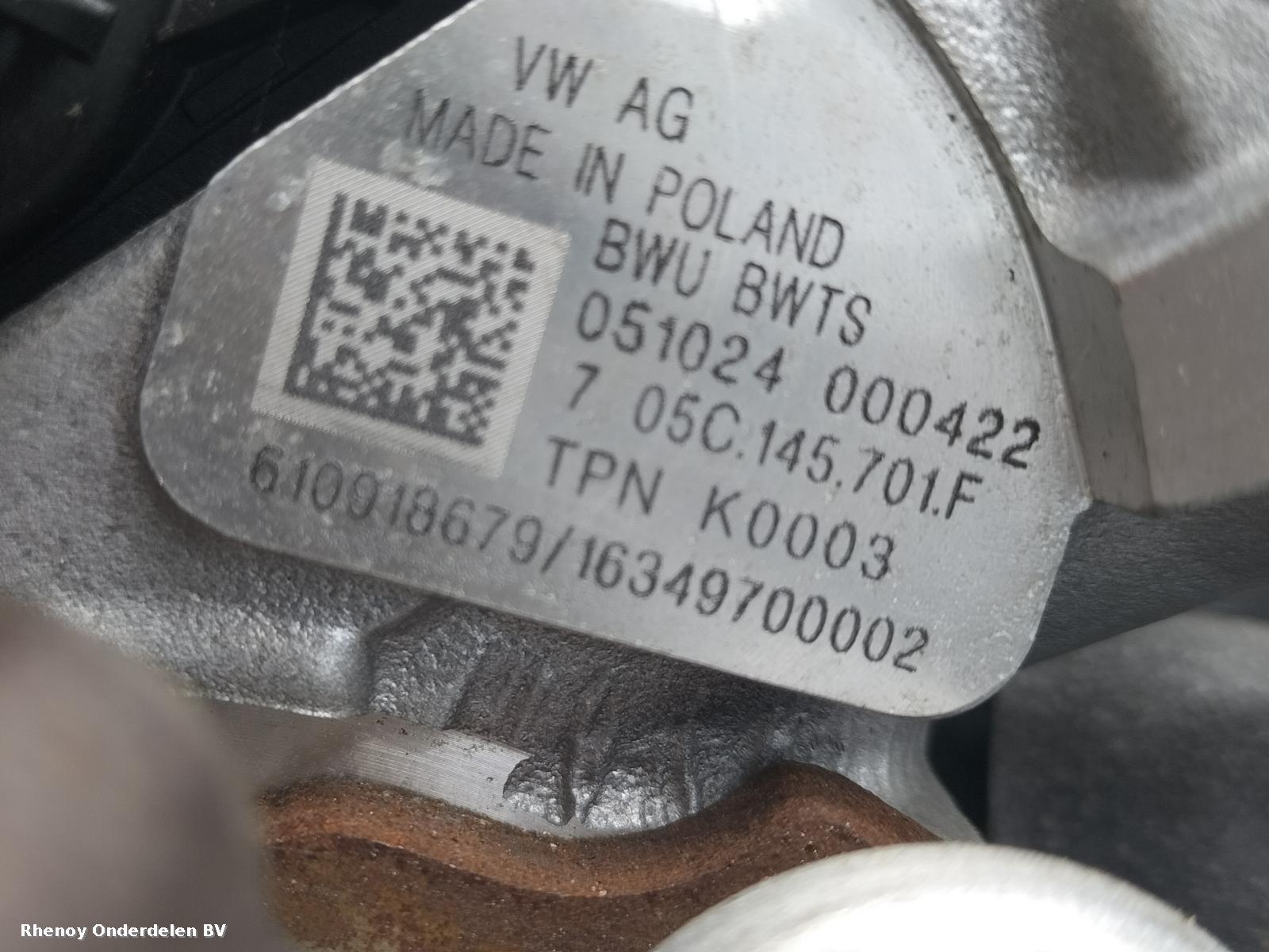 View Auto part TURBO VOLKSWAGEN T-CROSS 2025