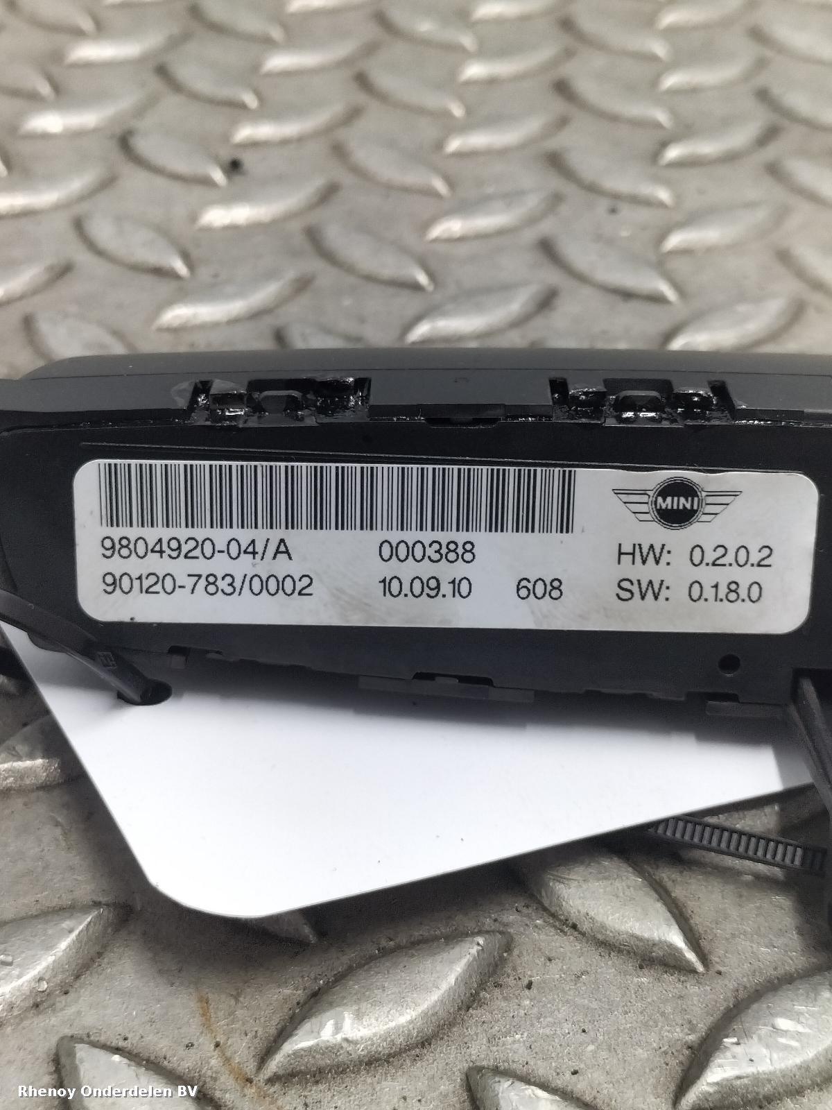 View Auto part Headlight Switch MINI (BMW) COUNTRYMAN 2010