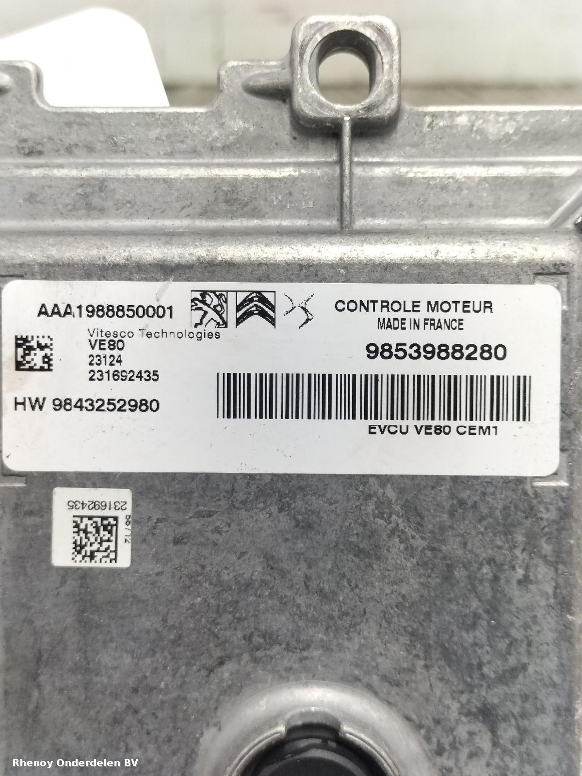 View Auto part COMPUTER ECU CITROEN DISPATCH 2024