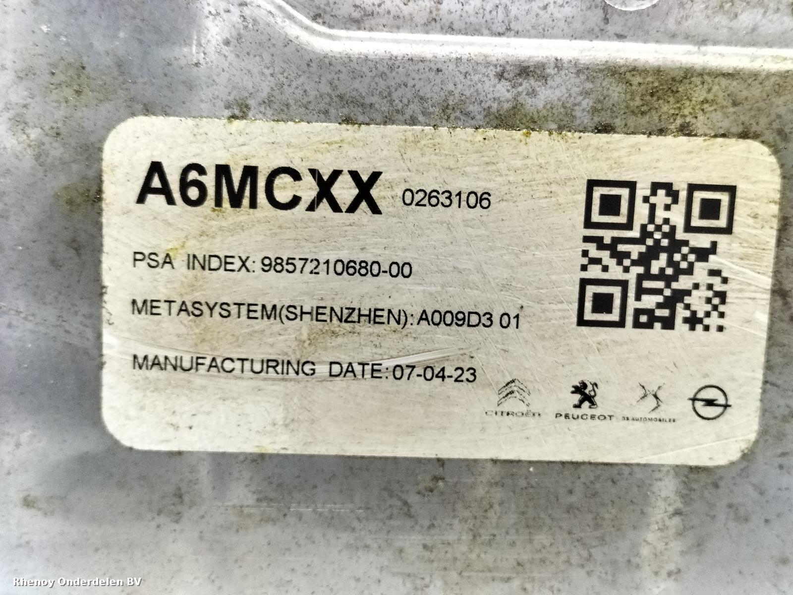 View Auto part EV / HYBRIDE ELEKTRONISCHE OMVORMER CITROEN DISPATCH 2024