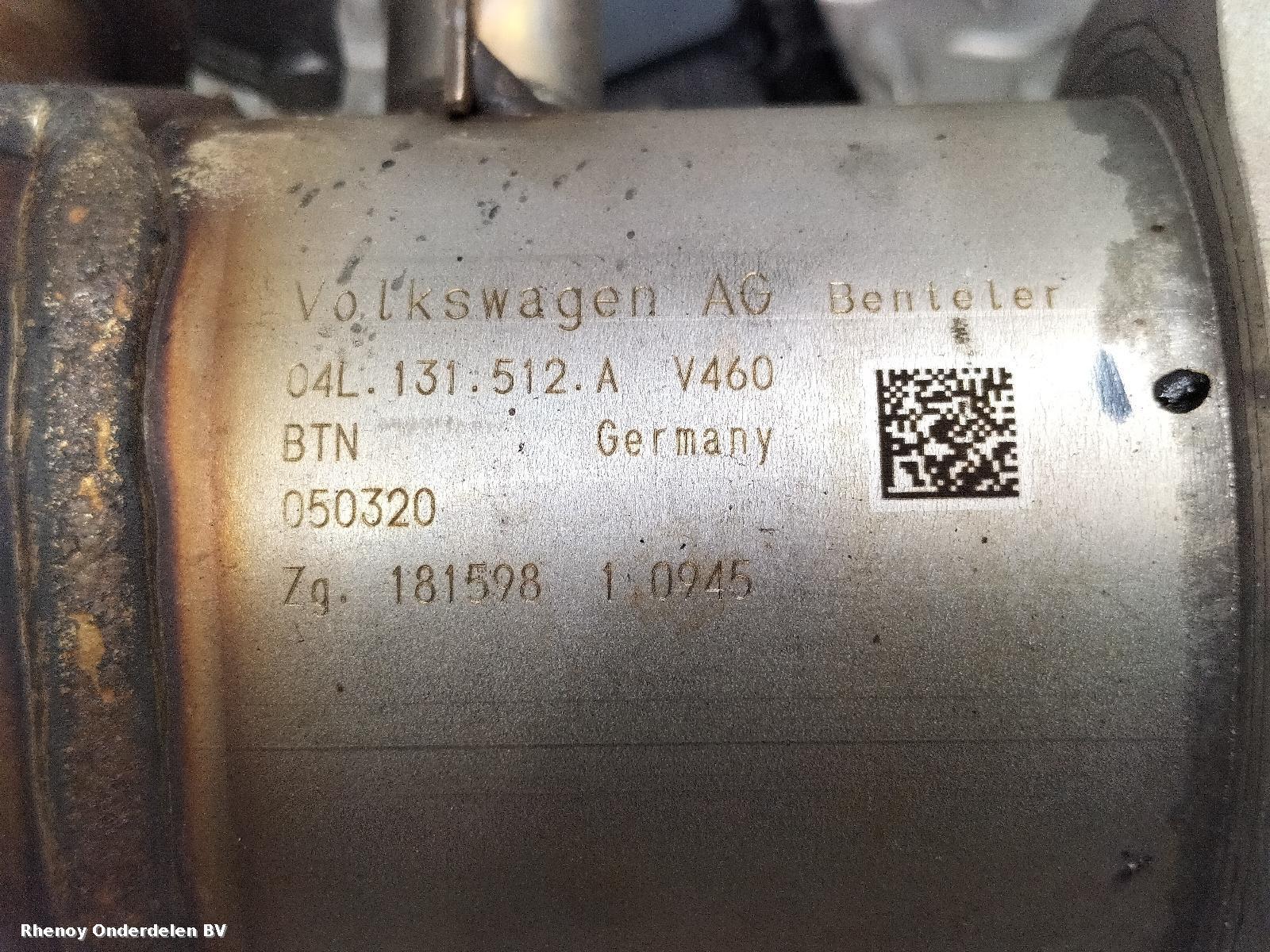 2020 AUDI A5 ROETFILTER DIESEL DPF View Auto part ROETFILTER DIESEL DPF AUDI A5 2020