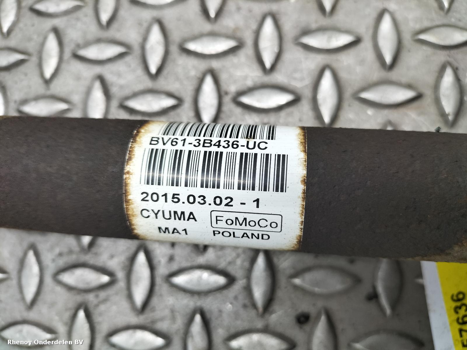 2015 FORD FOCUS AANDRIJFAS R View Auto part AANDRIJFAS R FORD FOCUS 2015