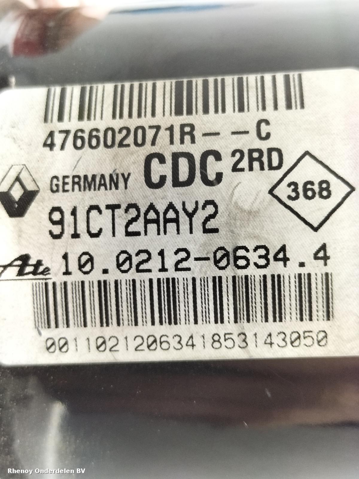 View Auto part ABS POMP  RENAULT LAGUNA 2010