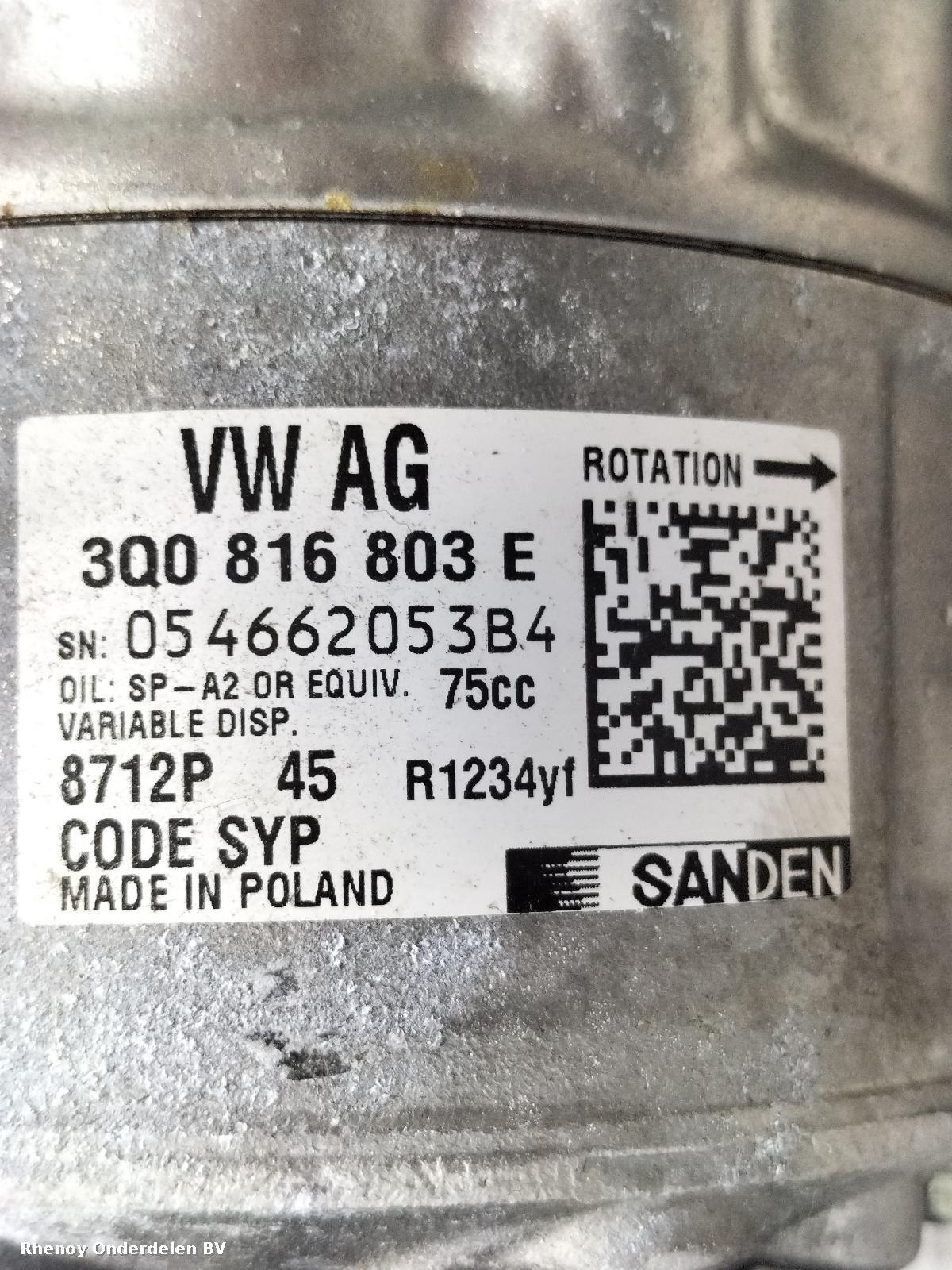 2023 FORD TOURNEO CONNECT AIRCO COMPRESSOR / AIRCOPOMP View Auto part AIRCO COMPRESSOR / AIRCOPOMP FORD TOURNEO CONNECT 2023