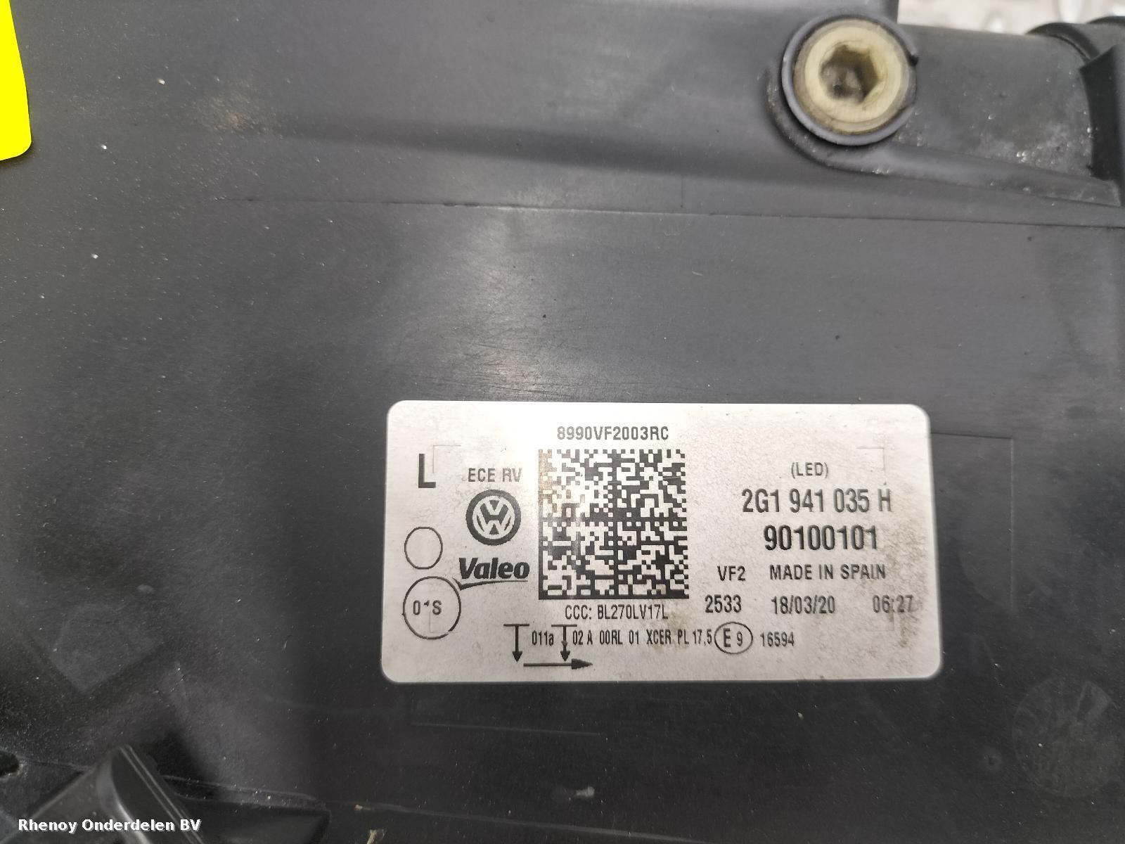 View Auto part KOPLAMP L VOLKSWAGEN POLO 2020