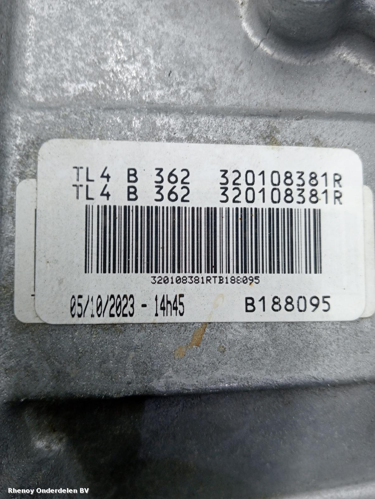 2023 RENAULT CLIO TRANSMISSIE / VERSNELLINGSBAK View Auto part TRANSMISSIE / VERSNELLINGSBAK RENAULT CLIO 2023