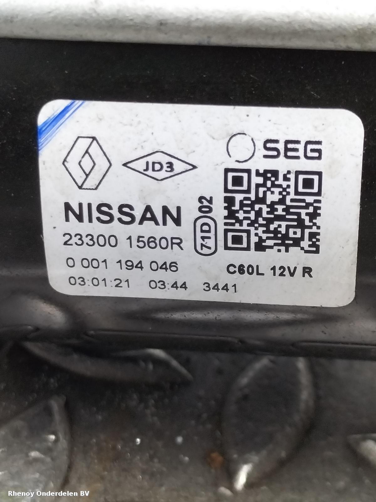 View Auto part STARTMOTOR RENAULT AUSTRAL 2021