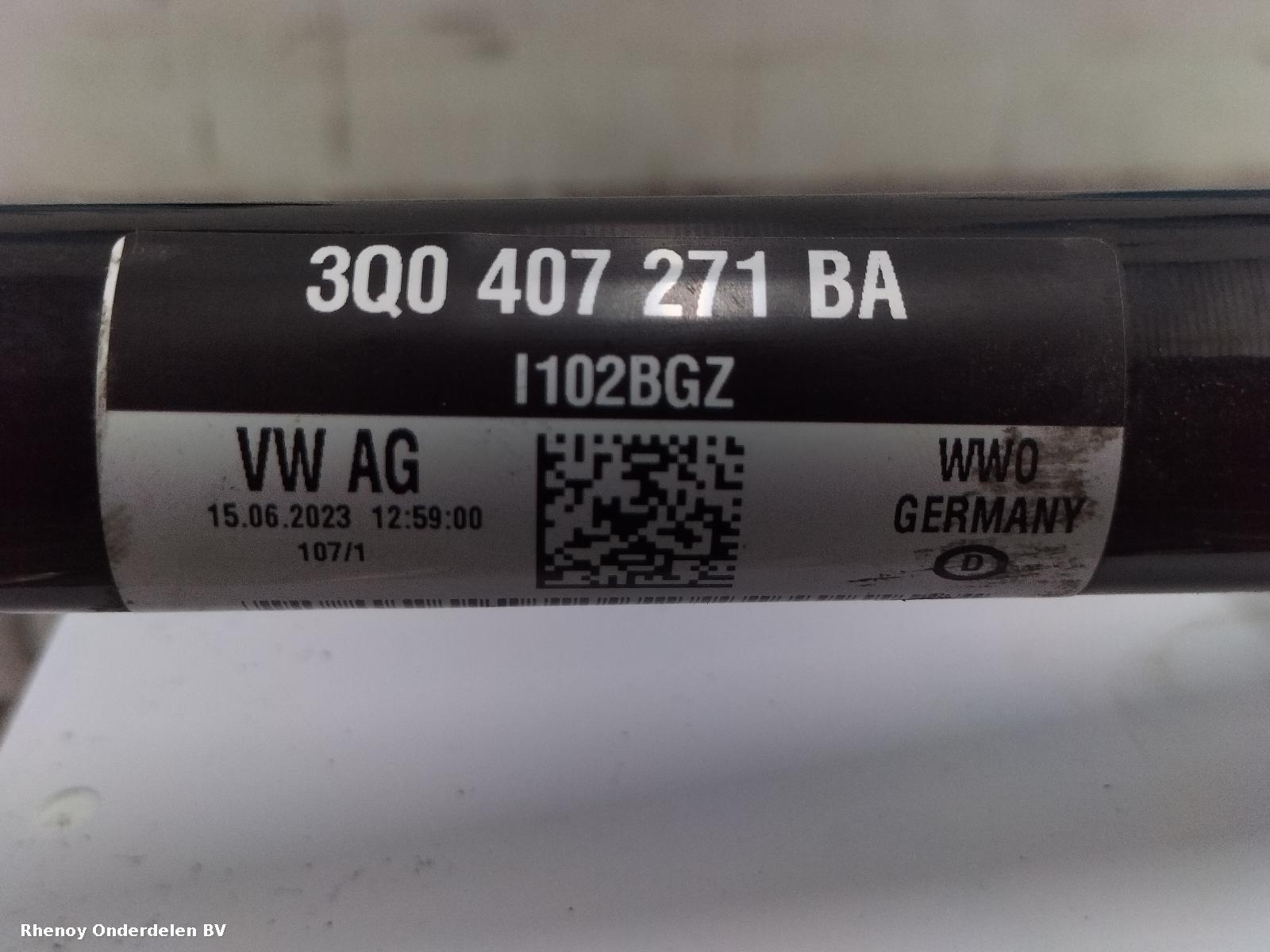 View Auto part AANDRIJFAS L FORD TRANSIT CONNECT 2023
