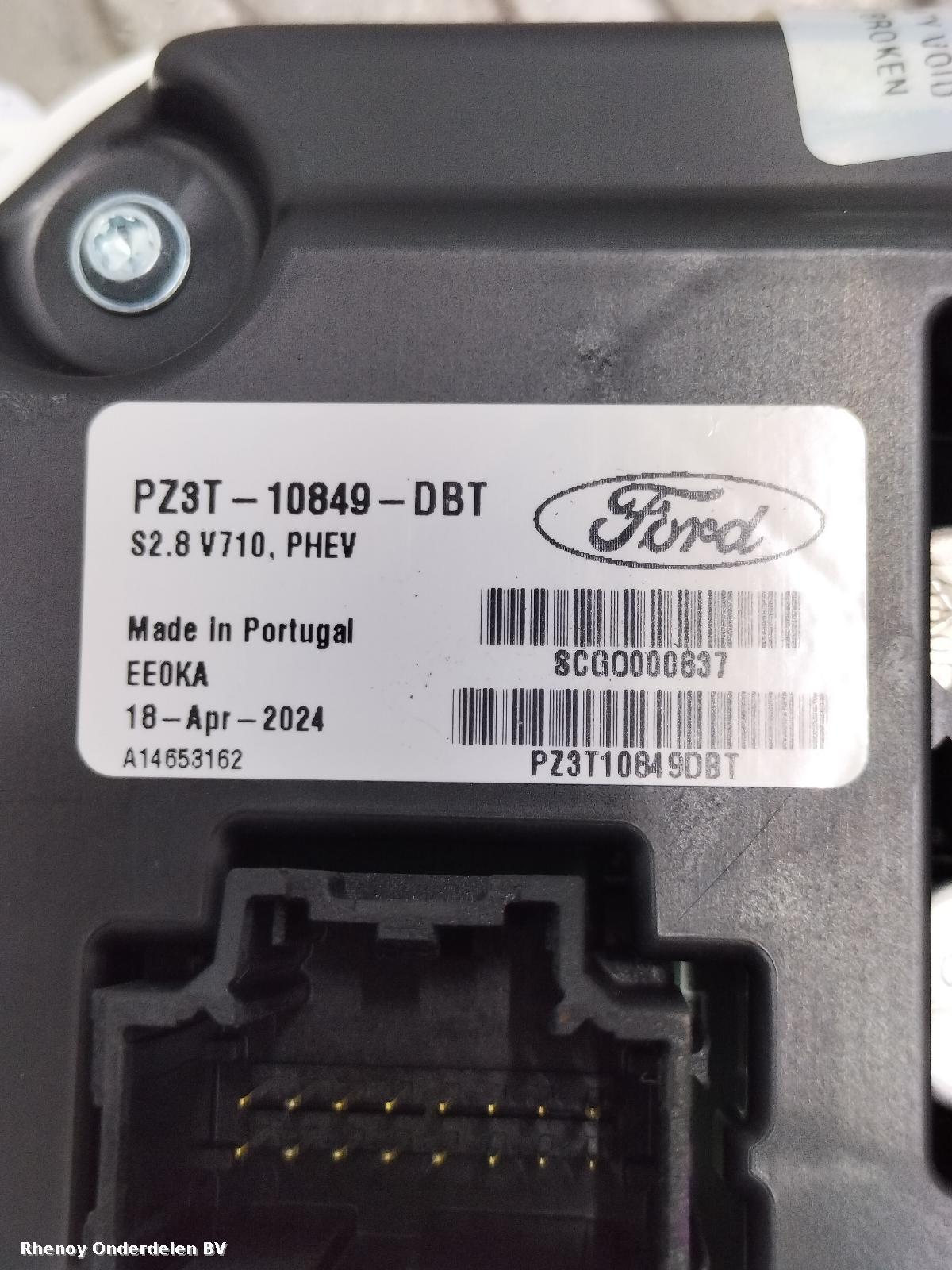 View Auto part KLOKKENPANEEL FORD TRANSIT CUSTOM 2024