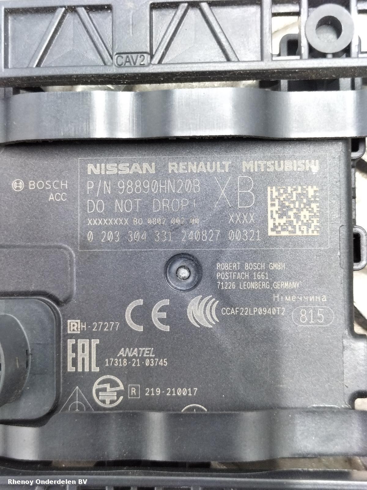 View Auto part SENSOR RADAR NISSAN QASHQAI 2025