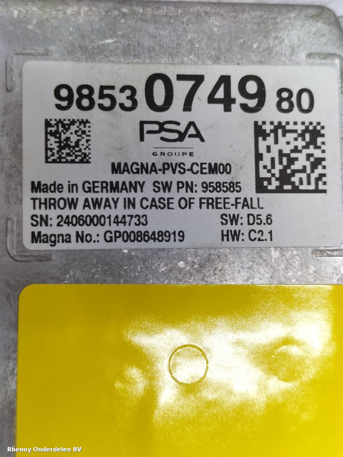 View Auto part COMPUTER ECU OPEL / VAUXHALL ASTRA 2024