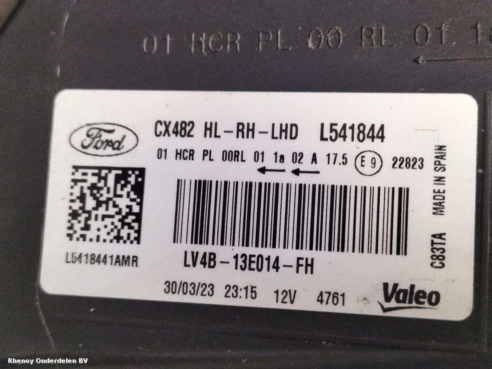 2023 FORD KUGA VOORKOP COMPLEET View Auto part VOORKOP COMPLEET FORD KUGA 2023