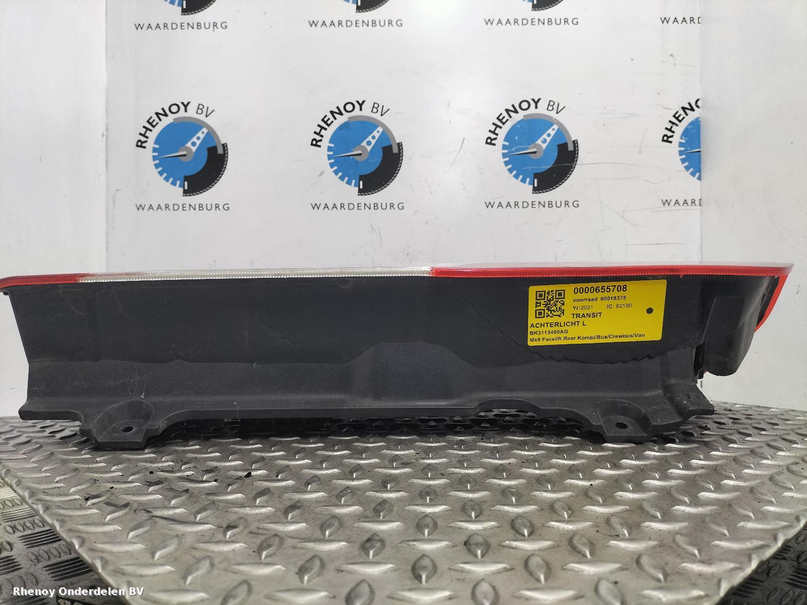 2021 FORD TRANSIT ACHTERLICHT L View Auto part ACHTERLICHT L FORD TRANSIT 2021