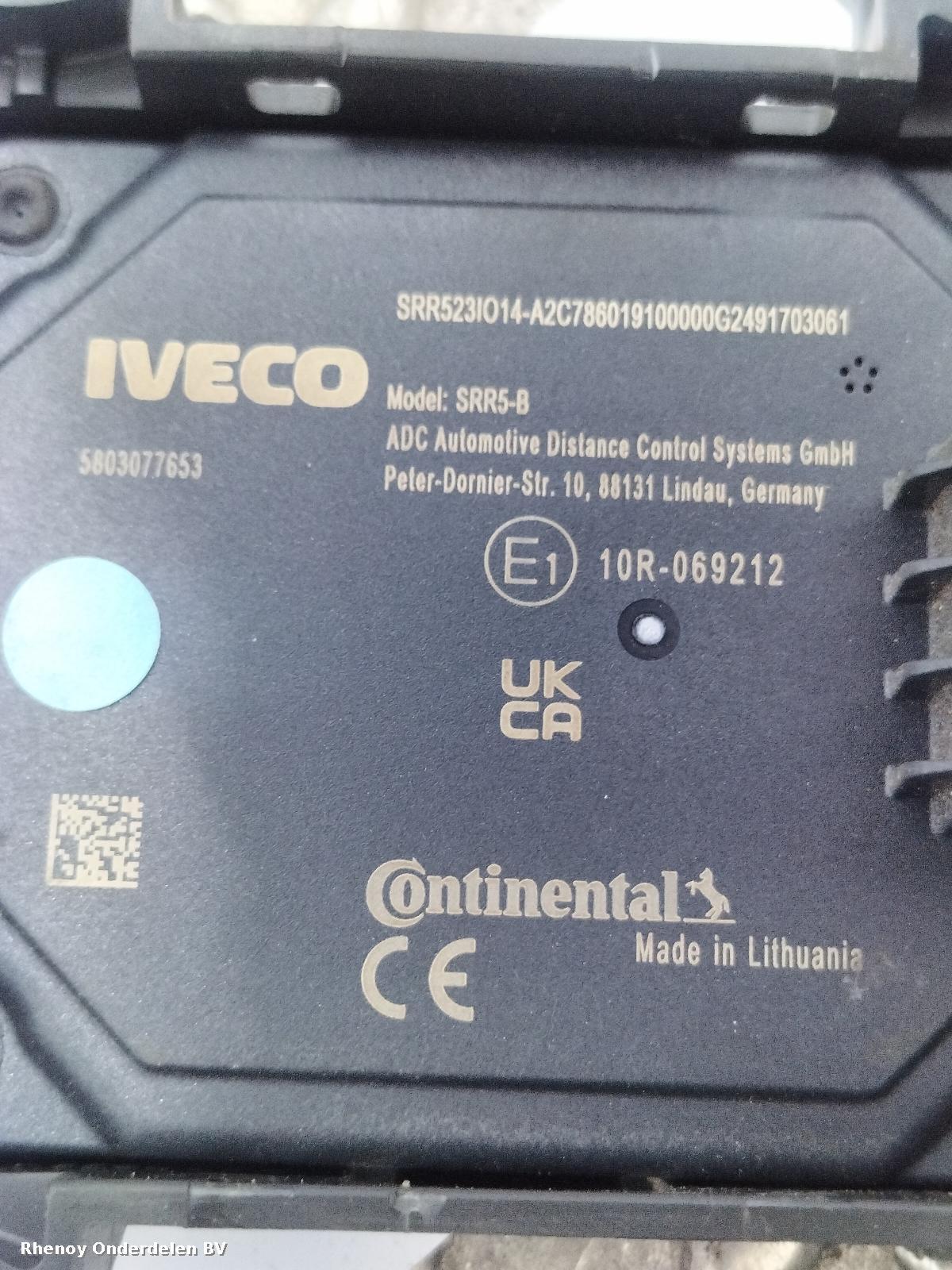 View Auto part SENSOR RADAR IVECO DAILY 2024