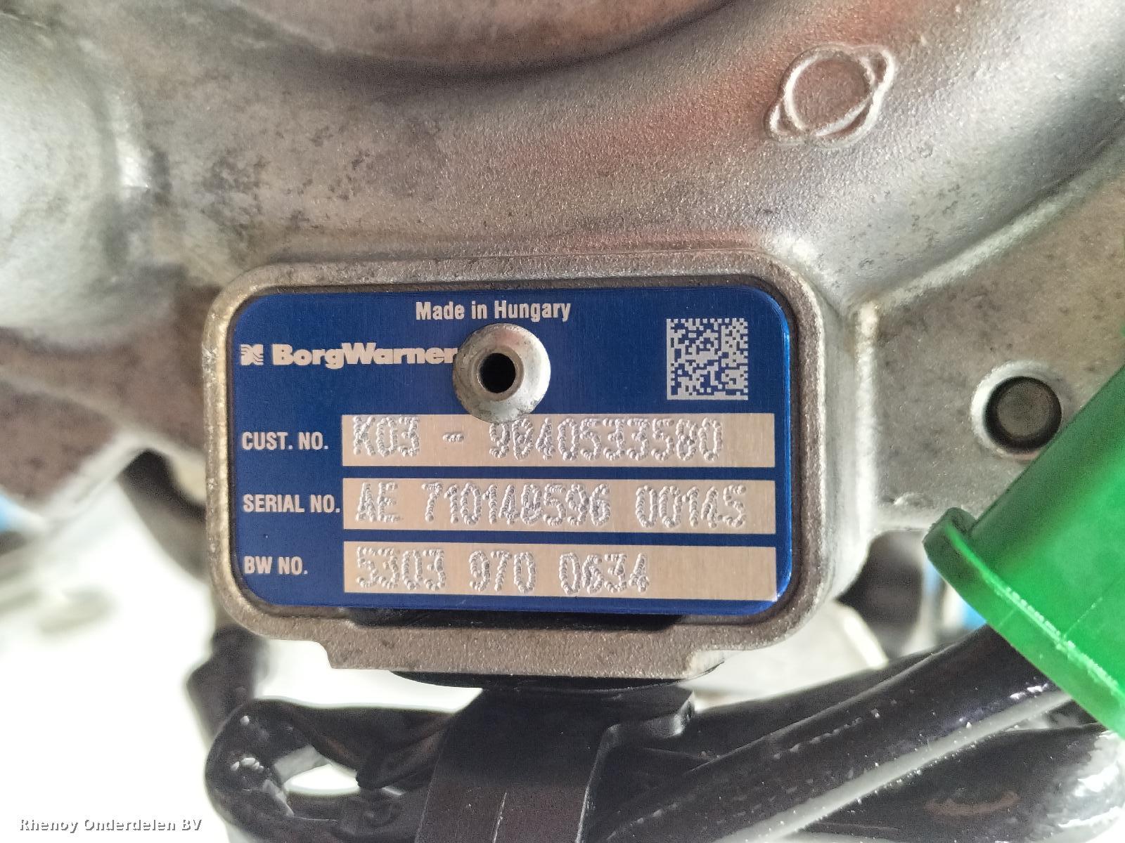 View Auto part TURBO PEUGEOT EXPERT 2024