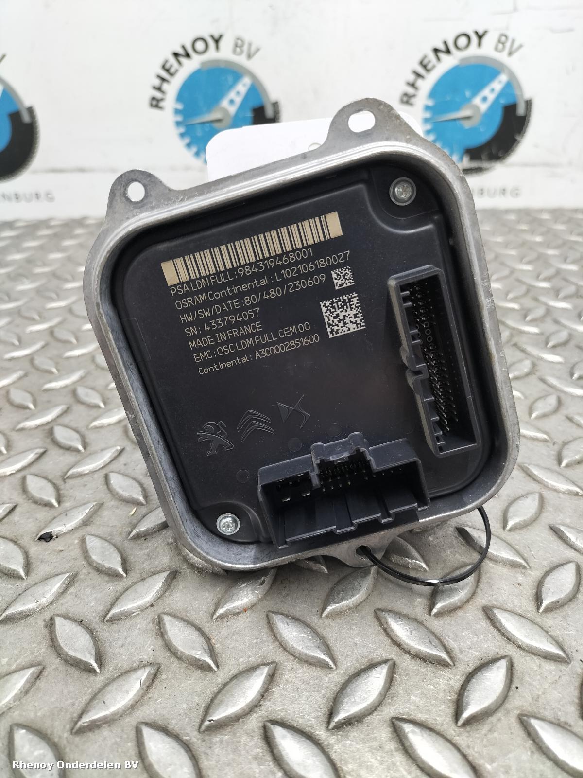 View Auto part Headlamp Ballast PEUGEOT 308 2023