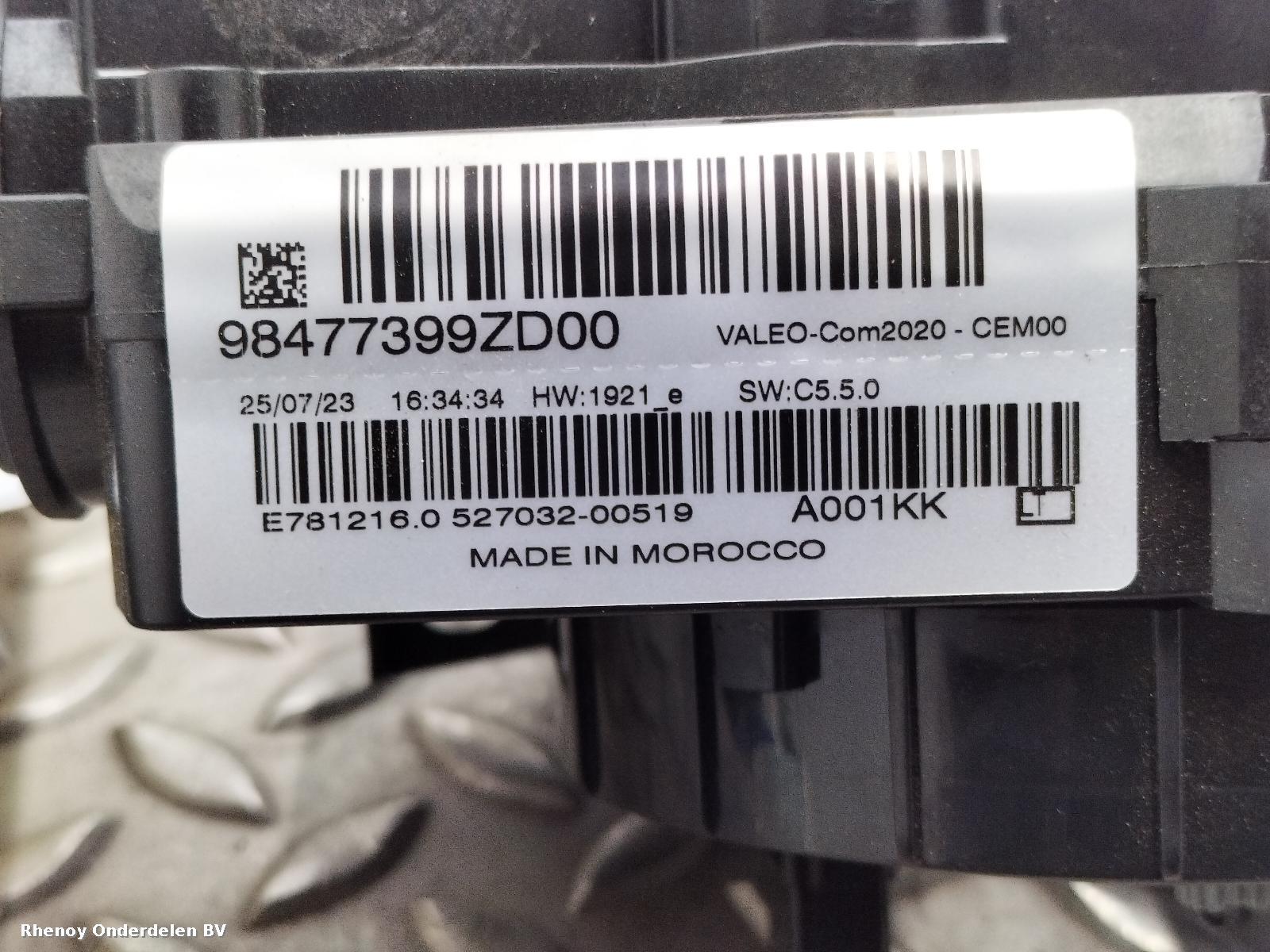 View Auto part Combination Switch PEUGEOT 308 2023