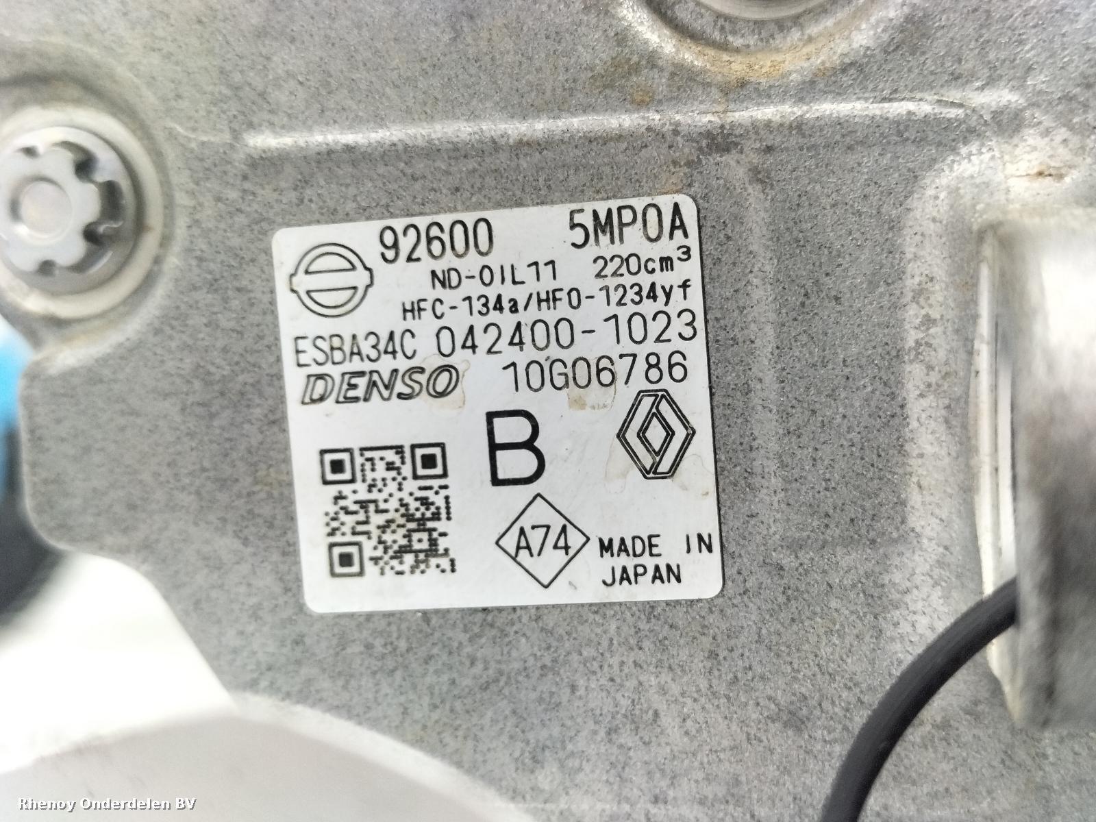View Auto part AIRCO COMPRESSOR / AIRCOPOMP RENAULT MEGANE E-TECH 2024