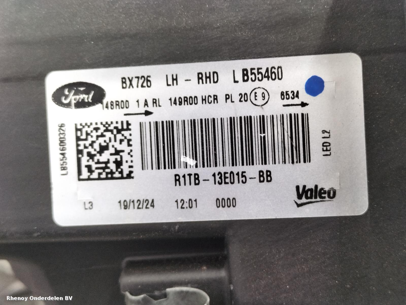 View Auto part KOPLAMP L FORD PUMA 2025