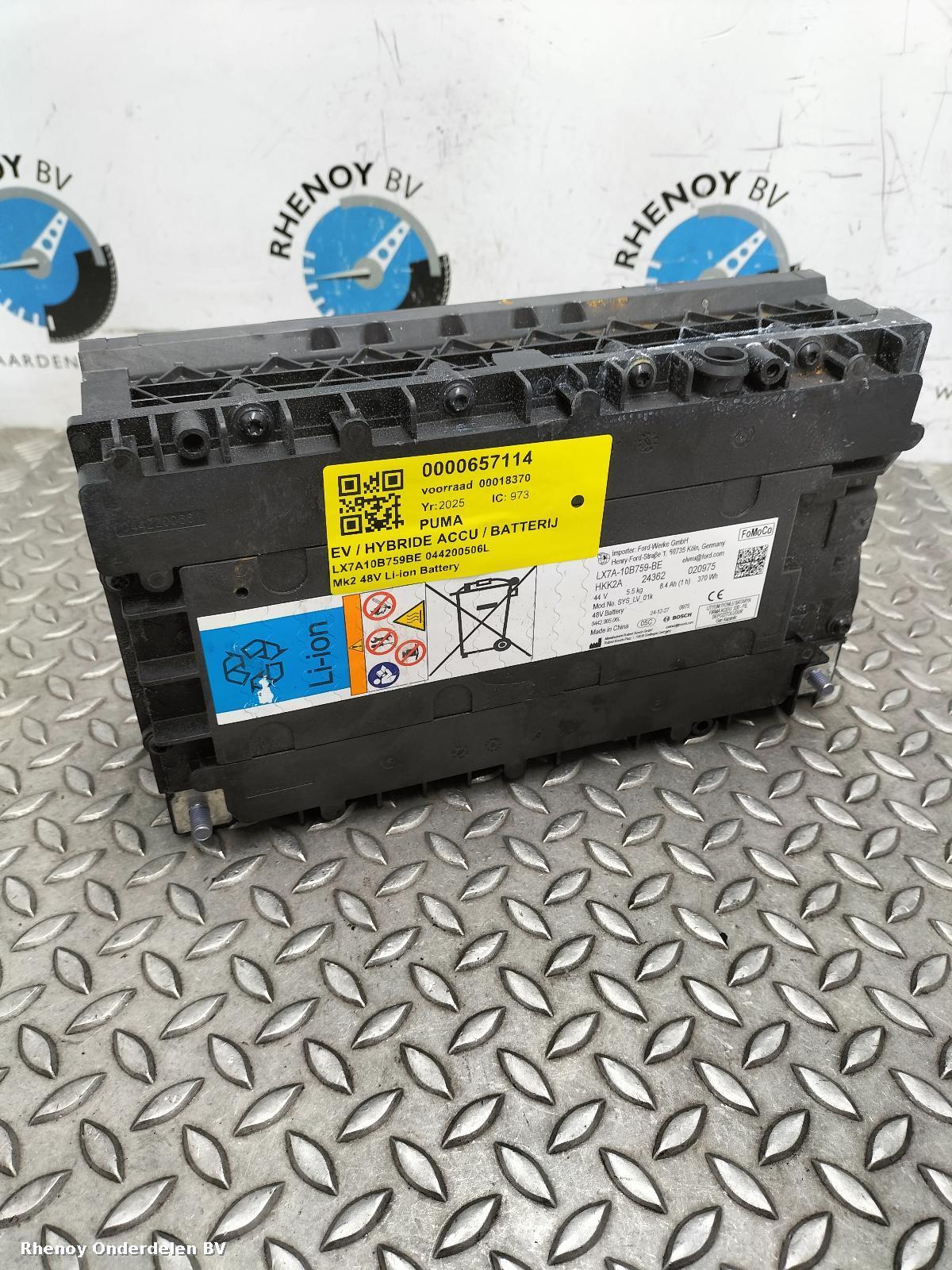 Bekijk Auto-onderdeel EV / HYBRIDE ACCU / BATTERIJ (HOOG VOLTAGE) FORD PUMA 2025