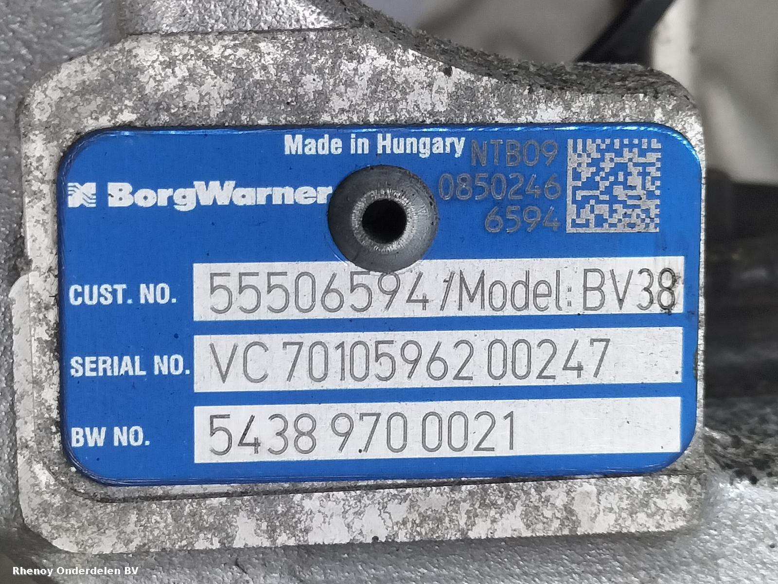 View Auto part Turbocharger VAUXHALL / OPEL INSIGNIA 2018