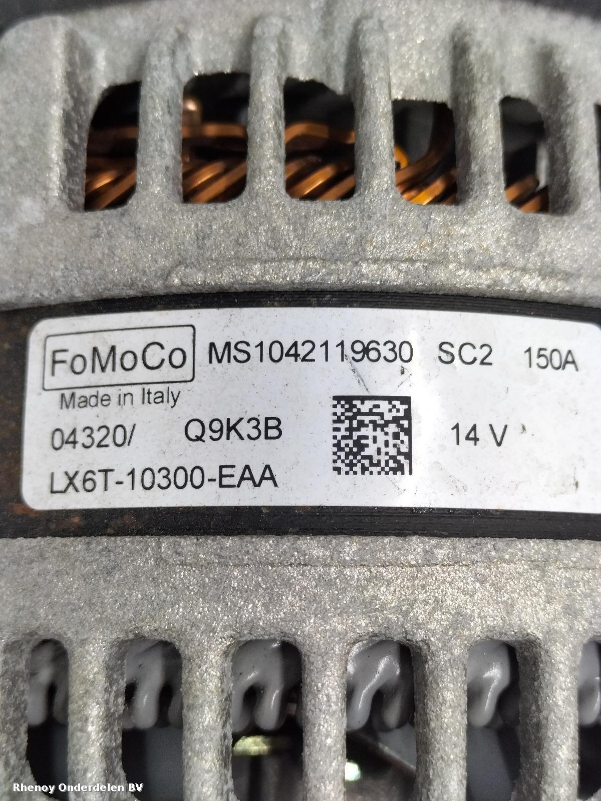 View Auto part DYNAMO FORD FIESTA 2020
